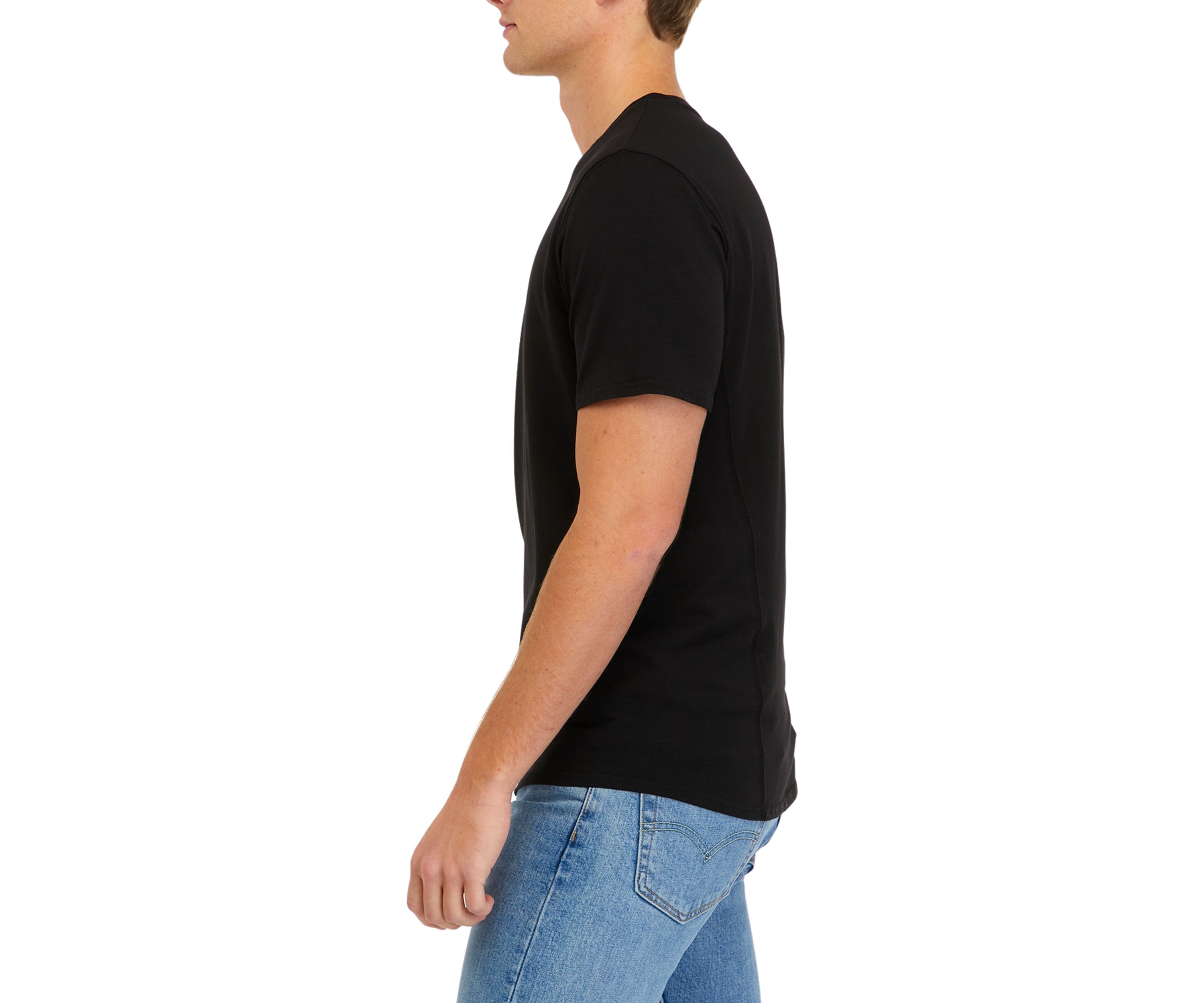 Mens Plain Classic Crew Neck T-Shirt