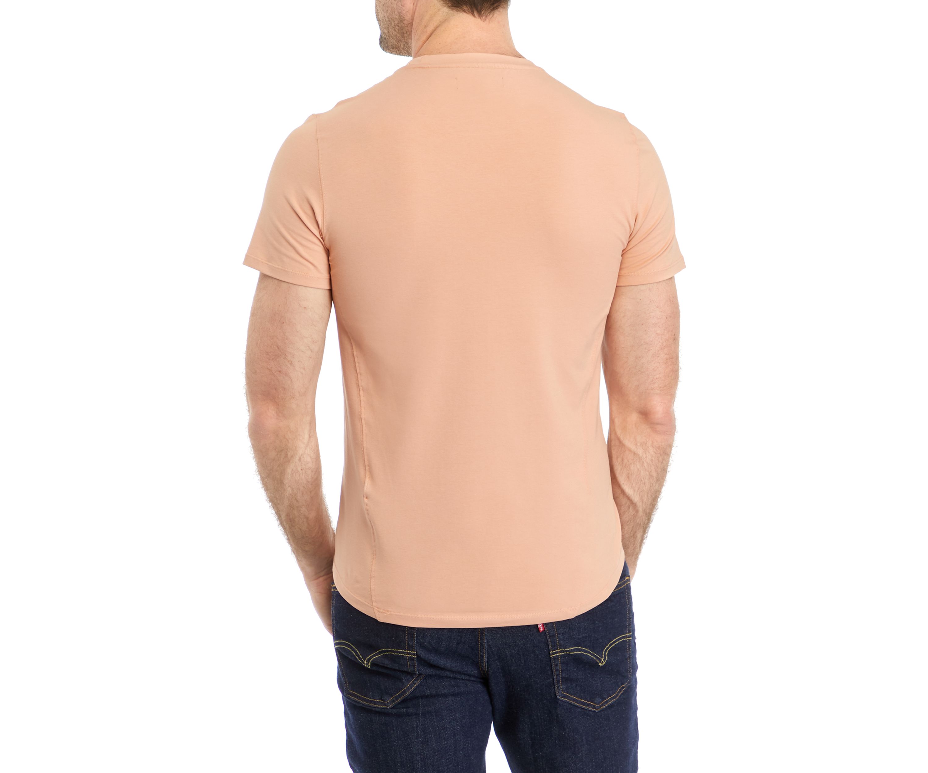 Mens Solid Classic Crew Neck T-Shirt
