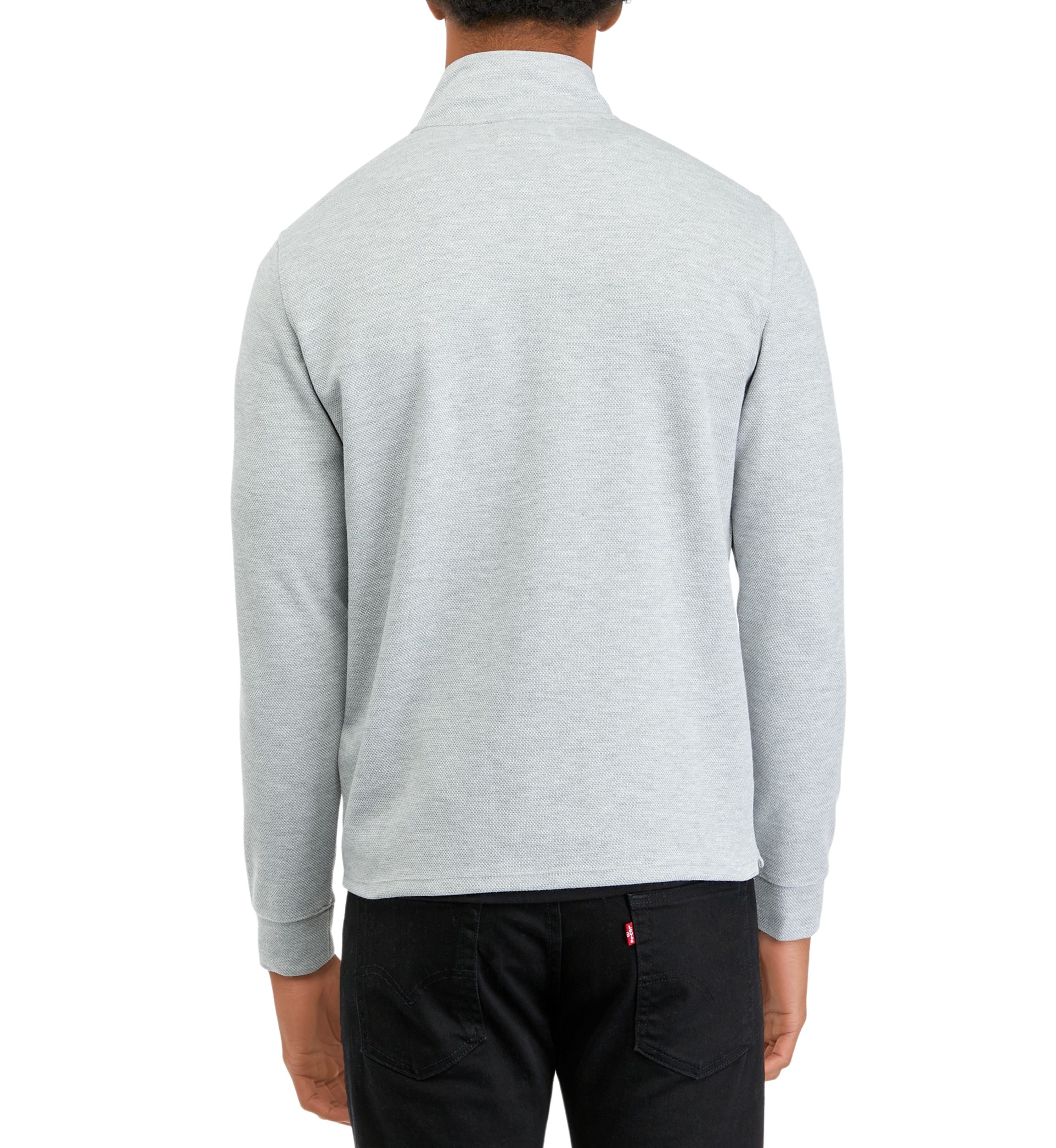 Mens Long Sleeve 1/4 Zip Pullover Sweater