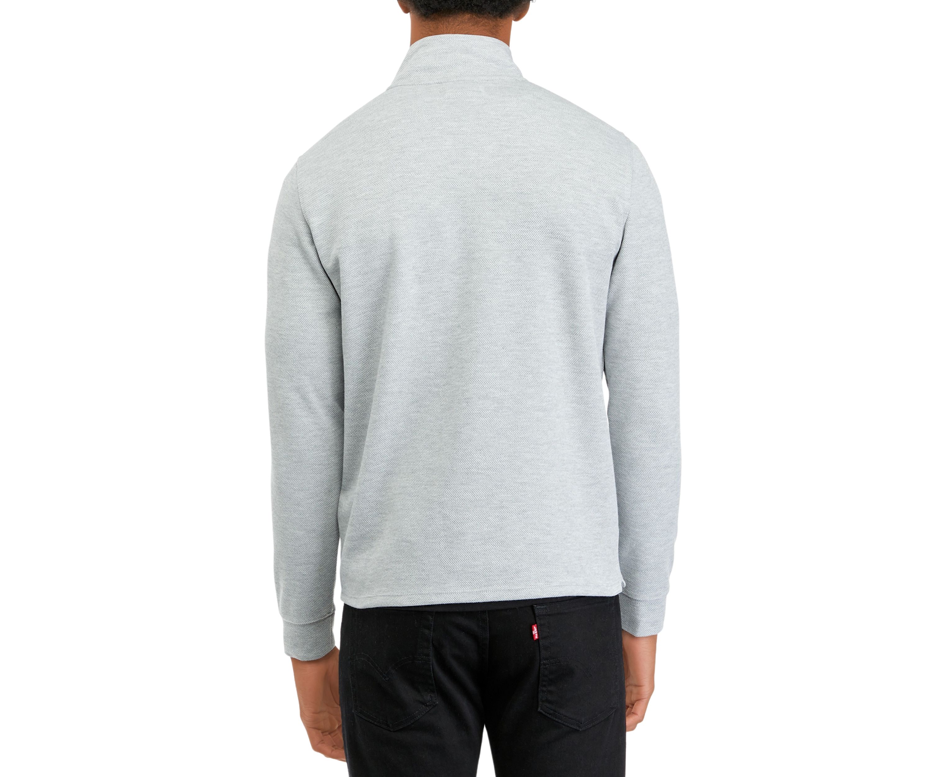 Mens Long Sleeve 1/4 Zip Pullover Sweater