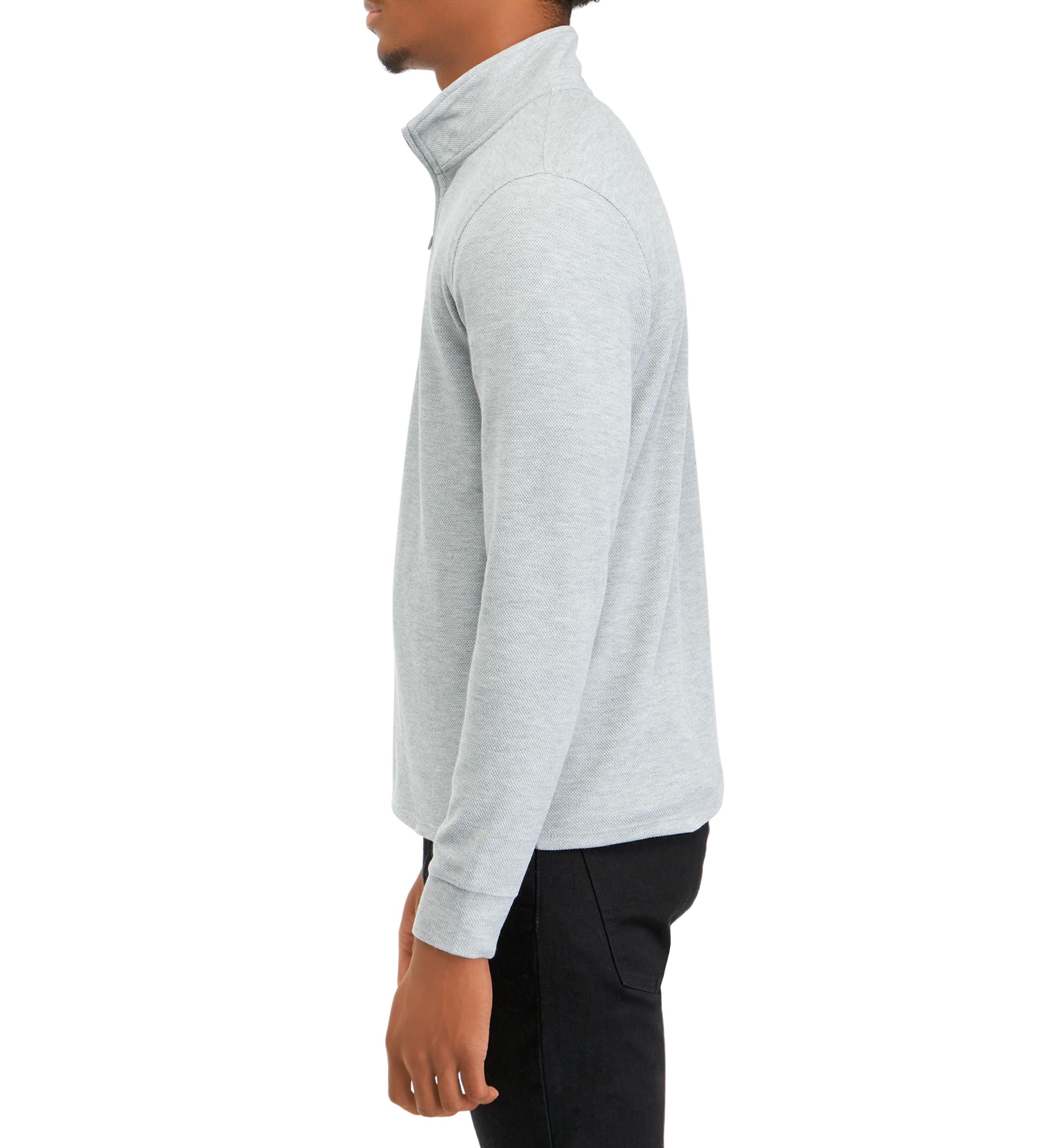 Mens Long Sleeve 1/4 Zip Pullover Sweater