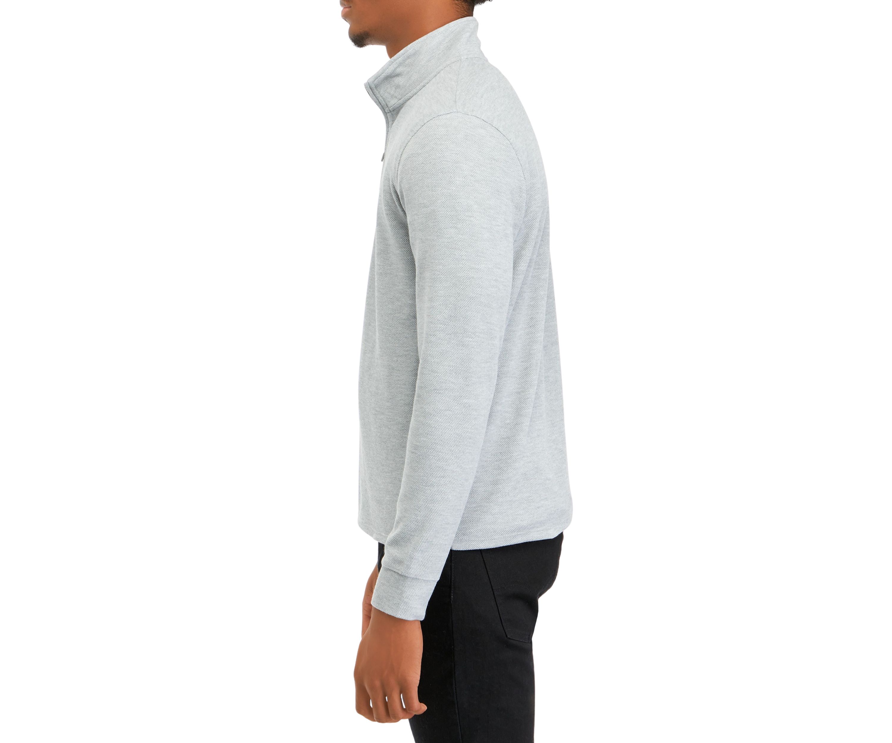 Mens Long Sleeve 1/4 Zip Pullover Sweater