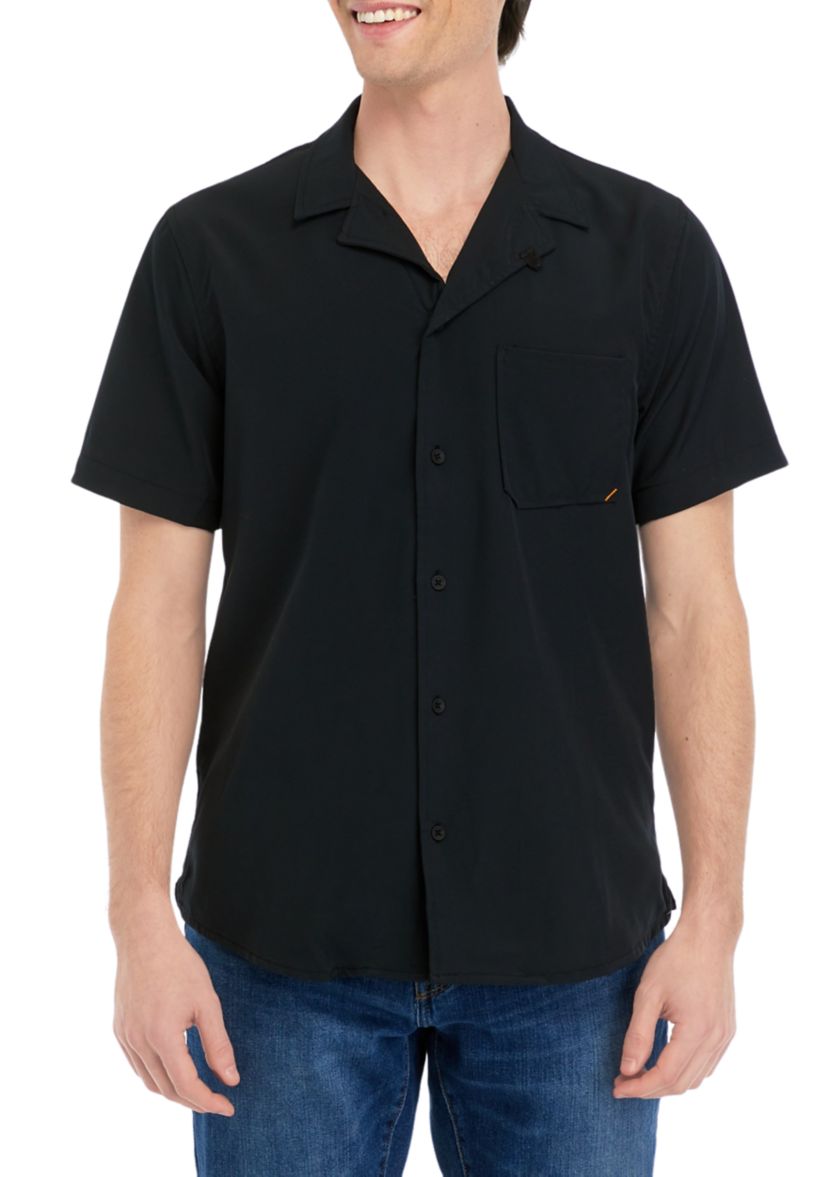 Mens Short Sleeve Camp Shirt