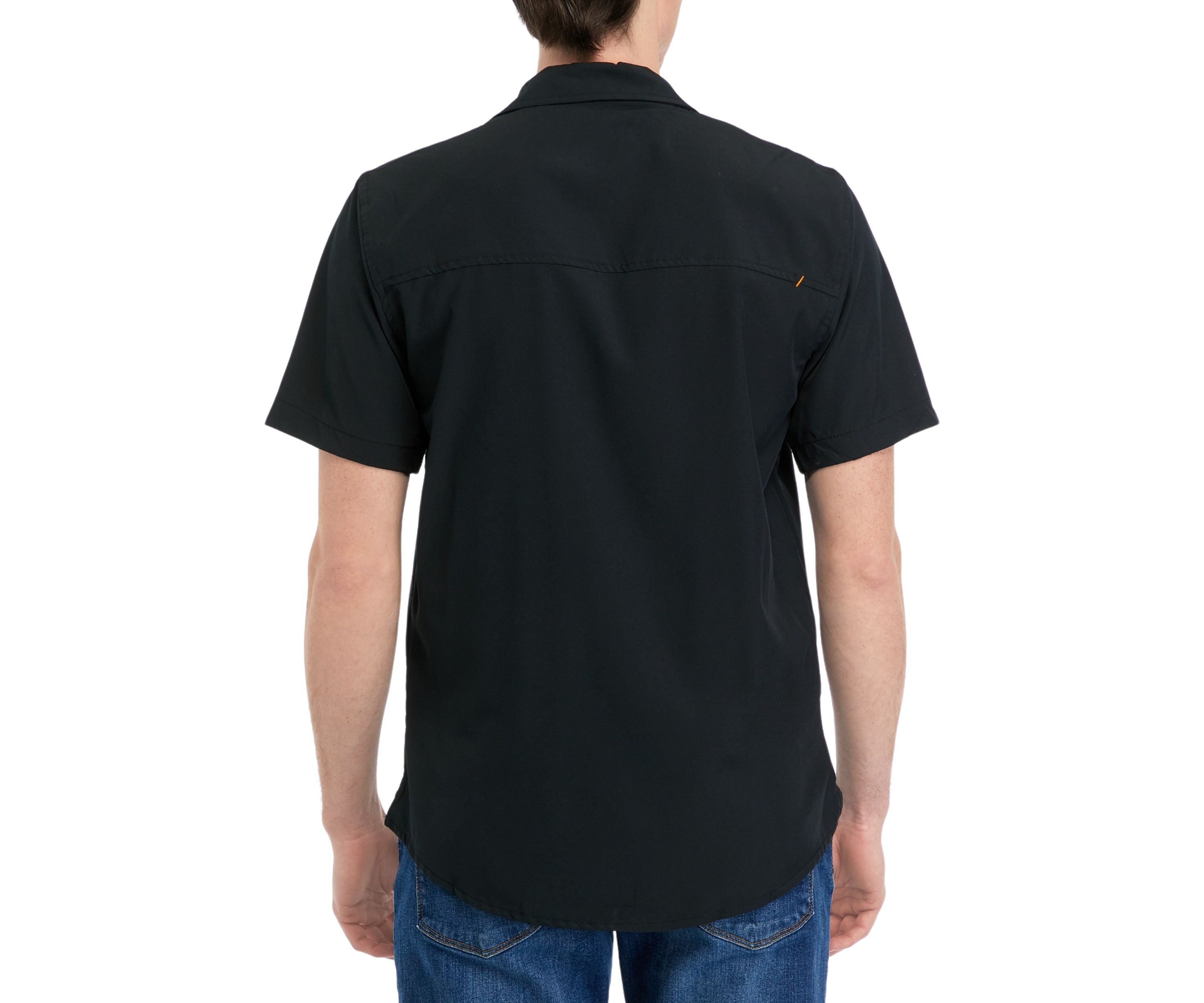 Mens Short Sleeve Camp Shirt