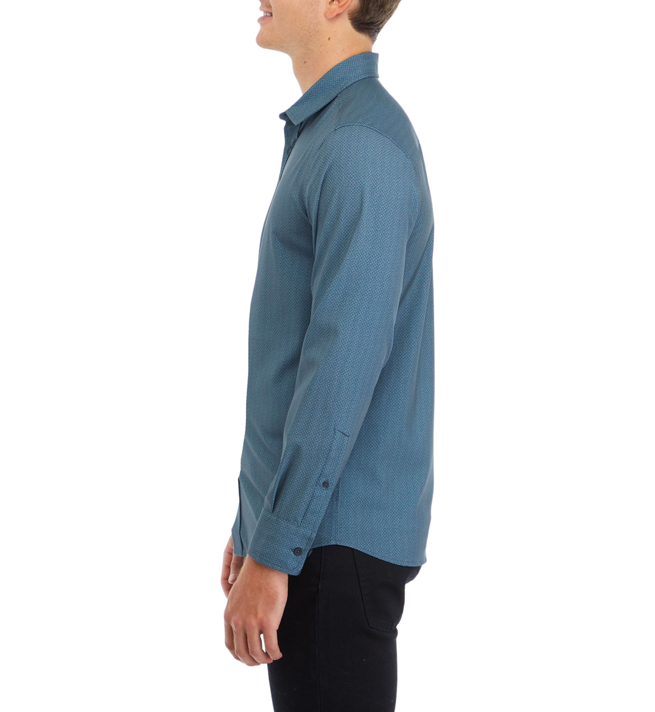 Mens Sport Assorted Plain Classic Button Down Shirt
