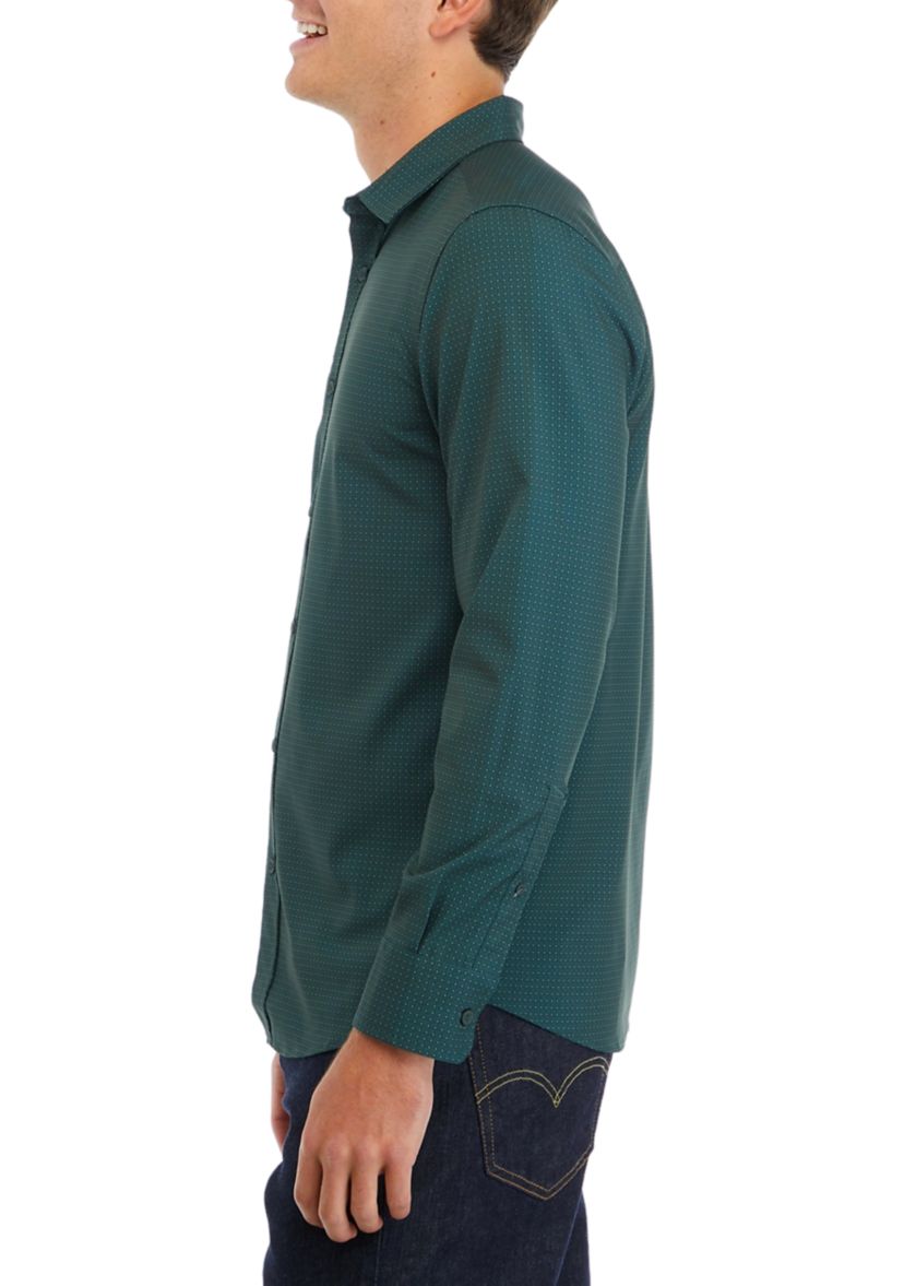 Mens Sport Assorted Classic Button Down Shirt