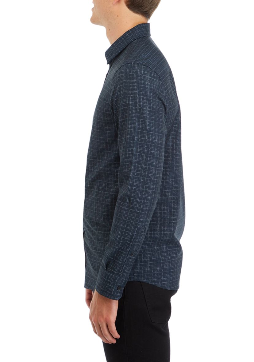 Mens Sport Assorted Plaid Classic Button Down Shirt