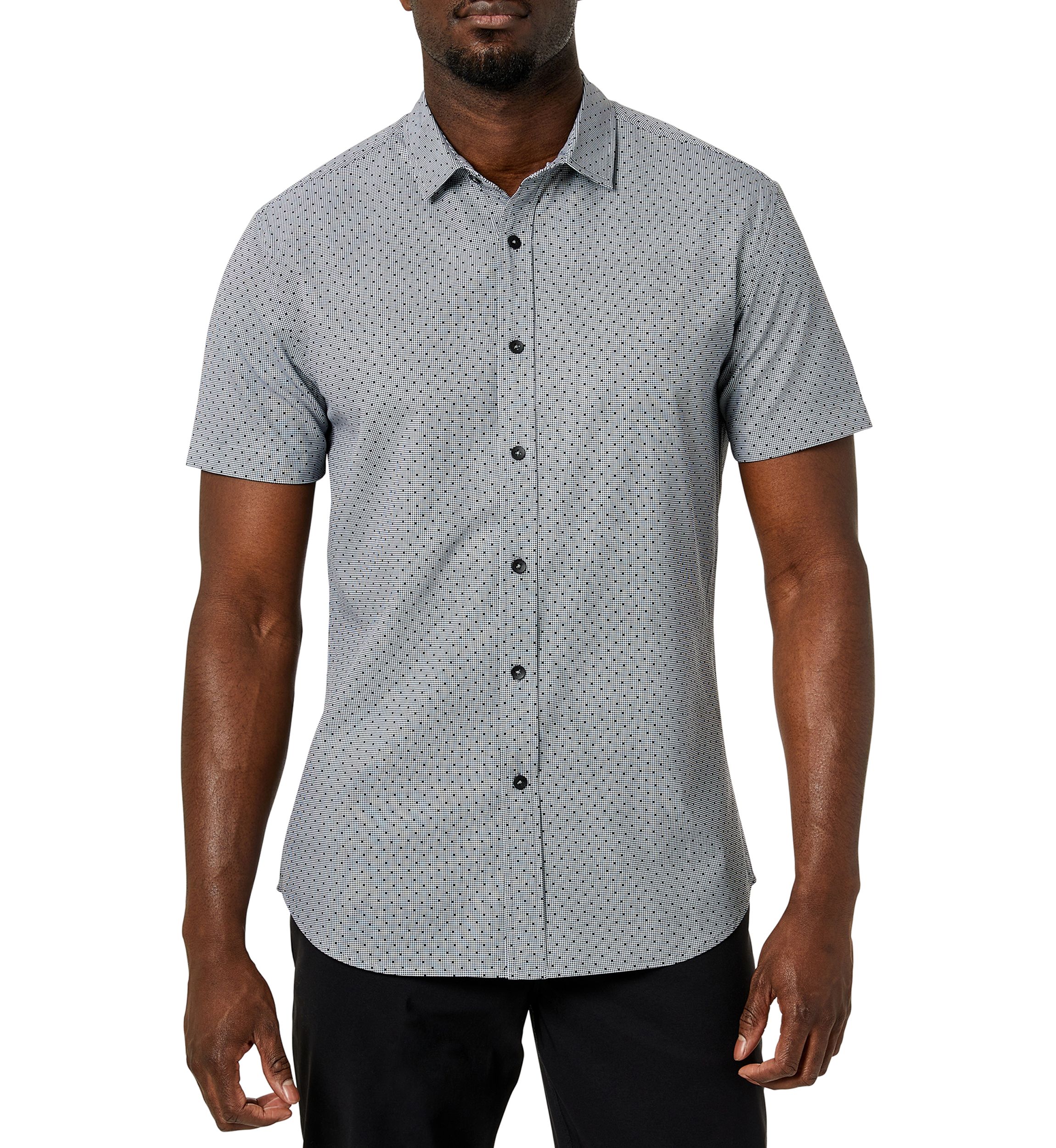 Mens Short Sleeve Classic Sport Shirt