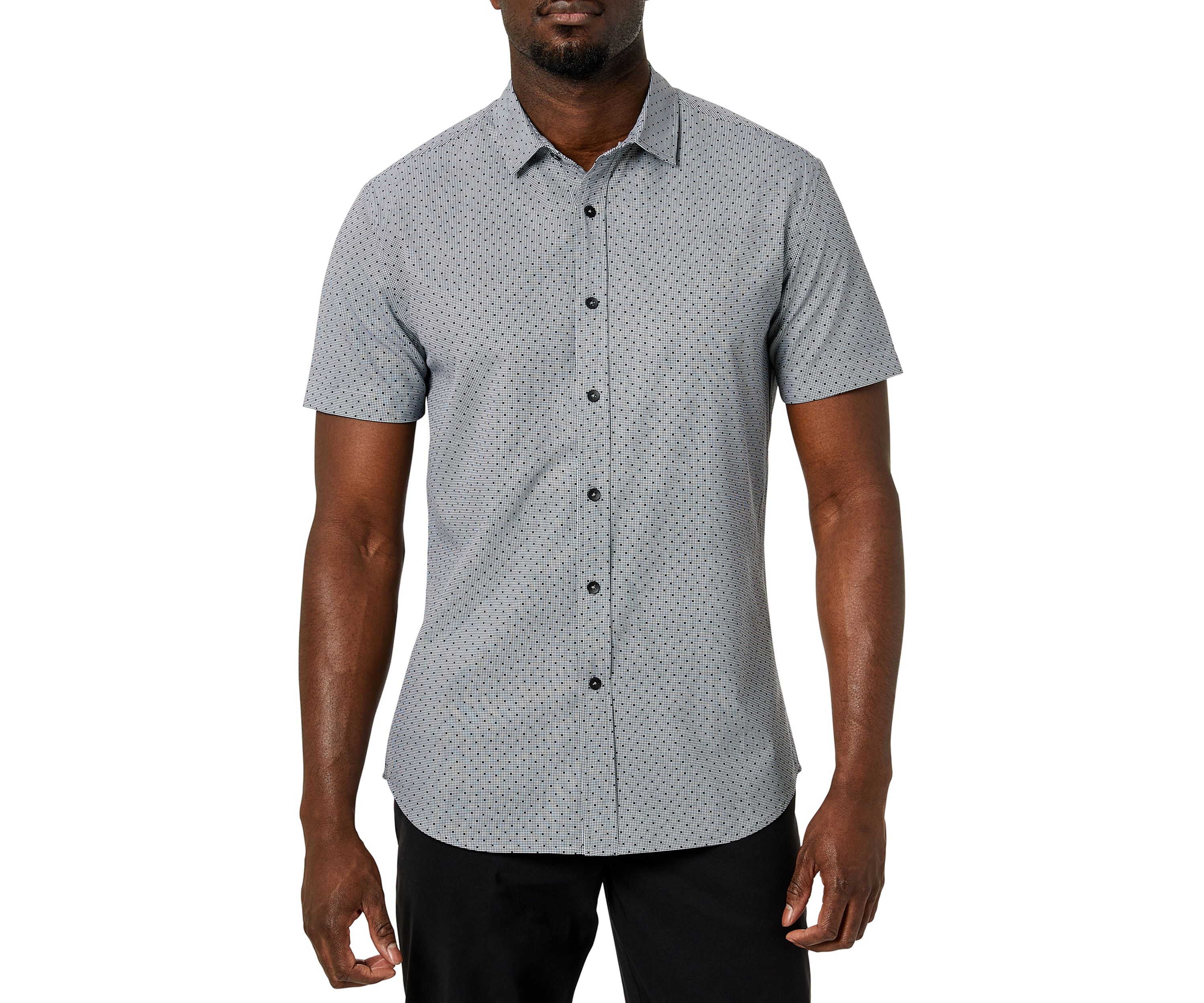 Mens Short Sleeve Classic Sport Shirt