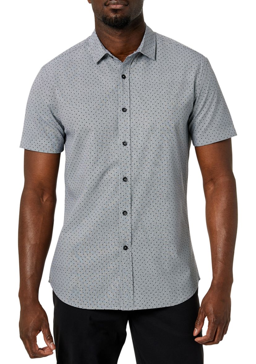 Mens Short Sleeve Classic Sport Shirt