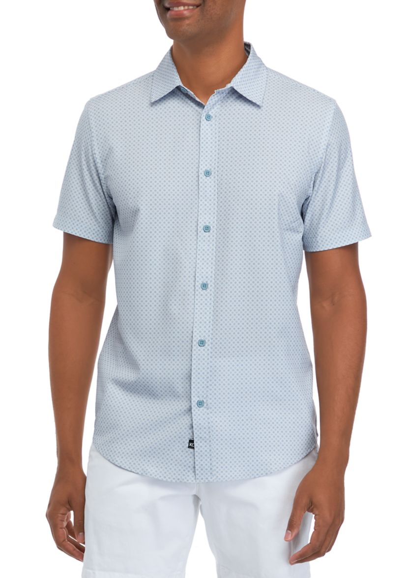 Short Sleeve Printed Sport Shirt 