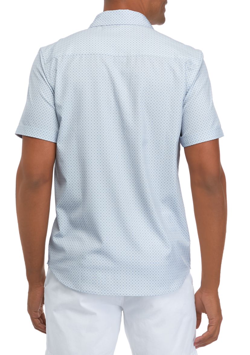 Short Sleeve Printed Sport Shirt 