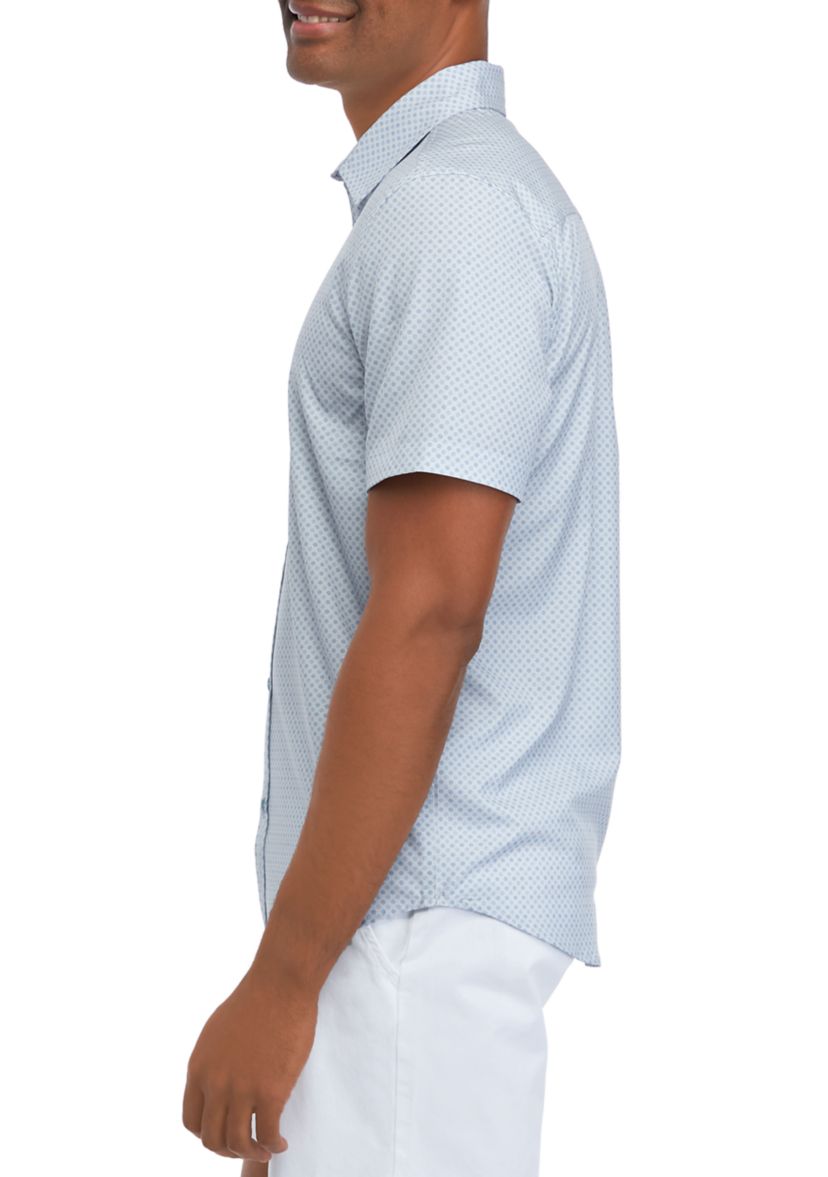 Short Sleeve Printed Sport Shirt 