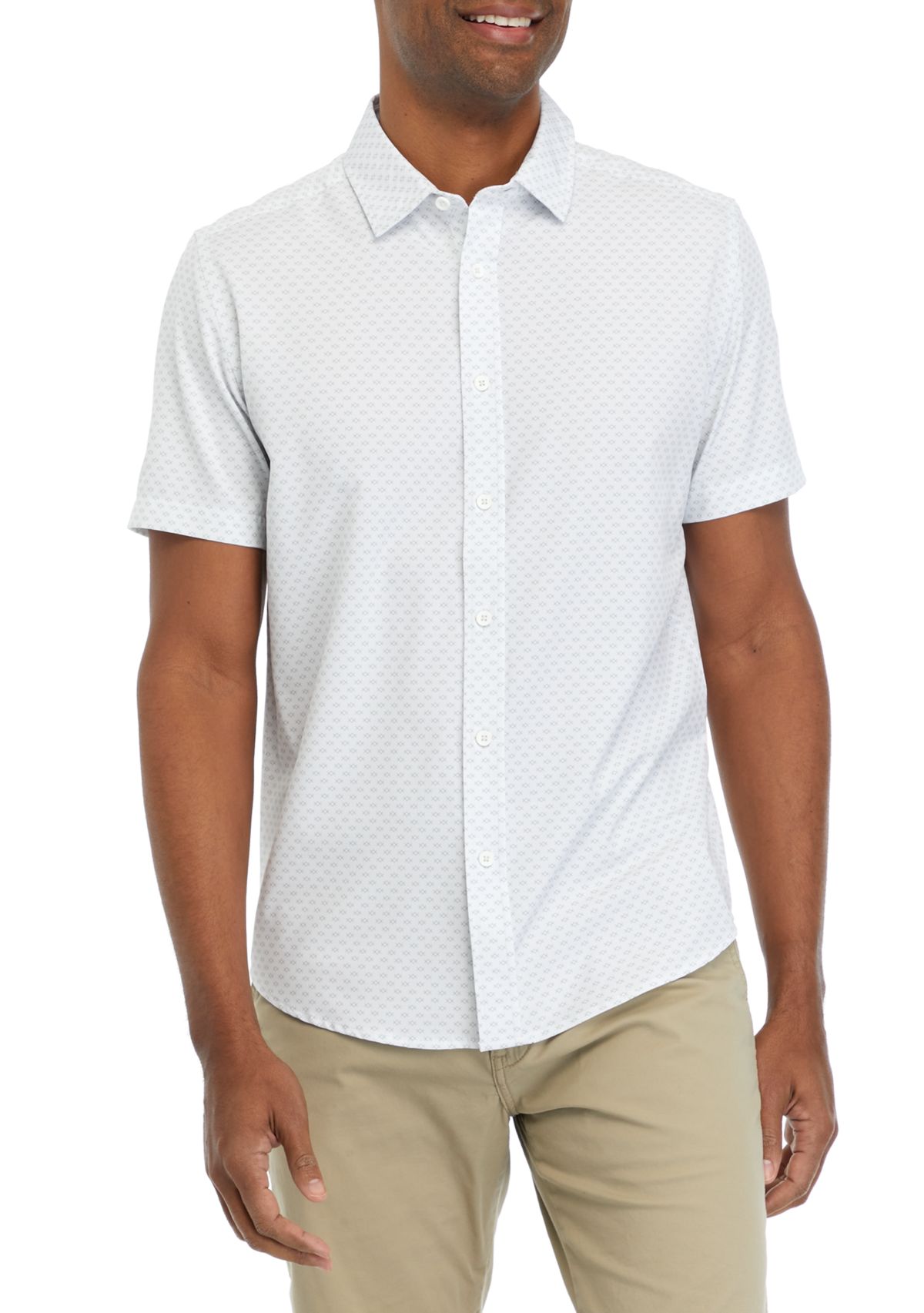 Mens Short Sleeve Printed Shirt