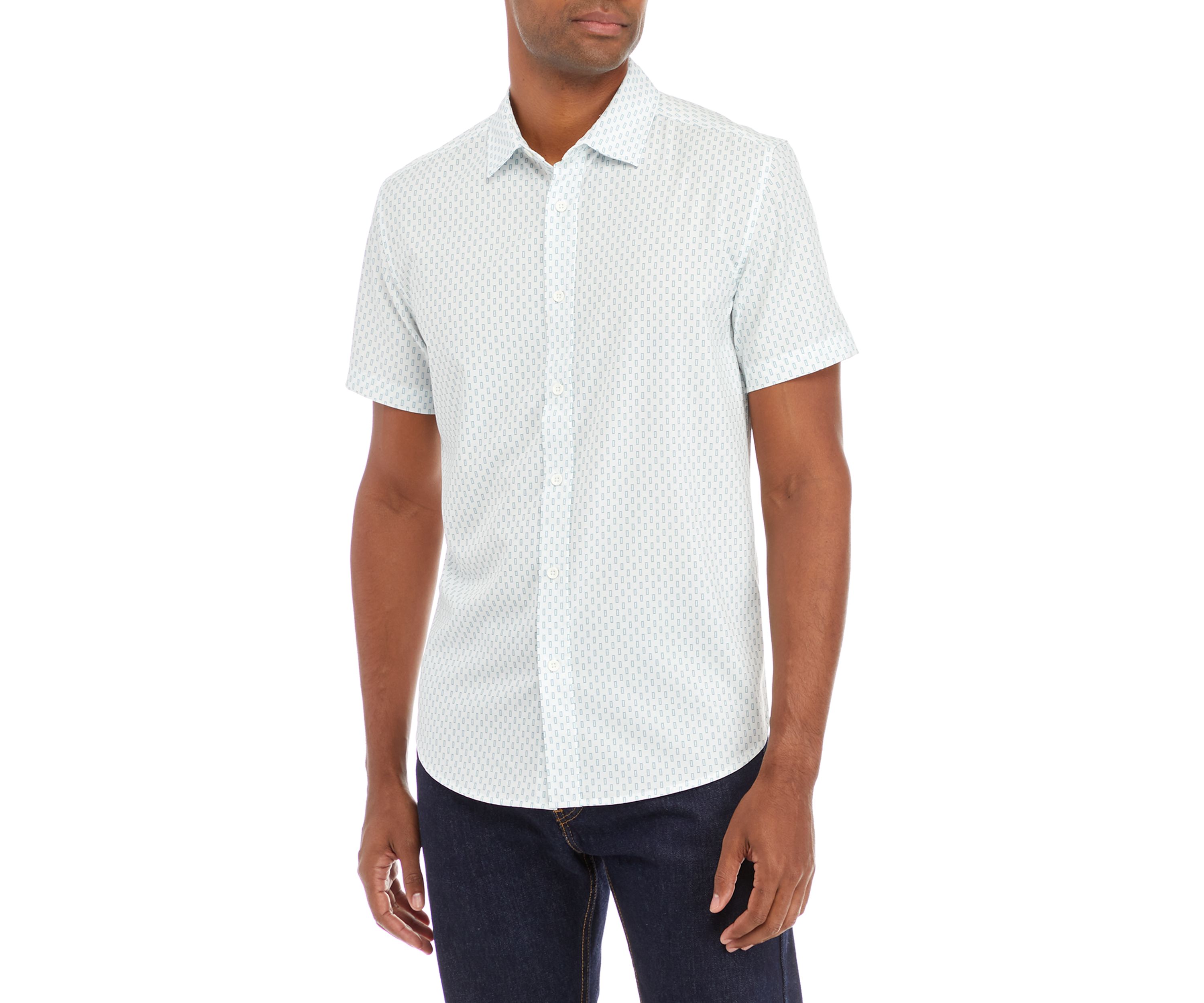 Mens Sport Assorted Plain Classic Button Down Shirt