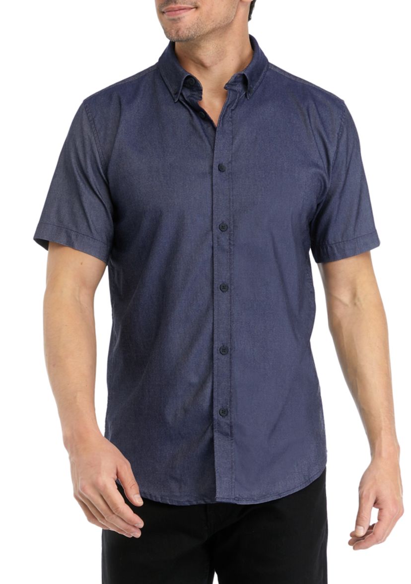 Mens Sport Assorted Plain Classic Shirt
