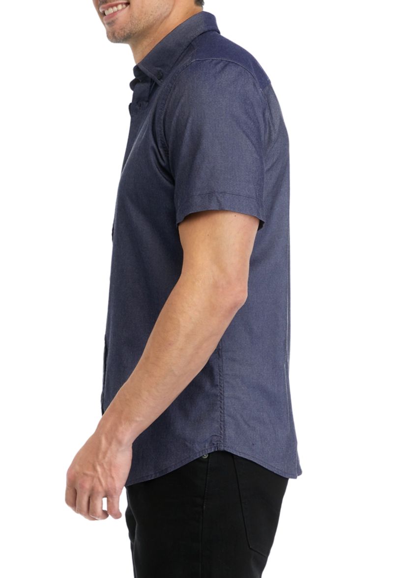 Mens Sport Assorted Plain Classic Shirt