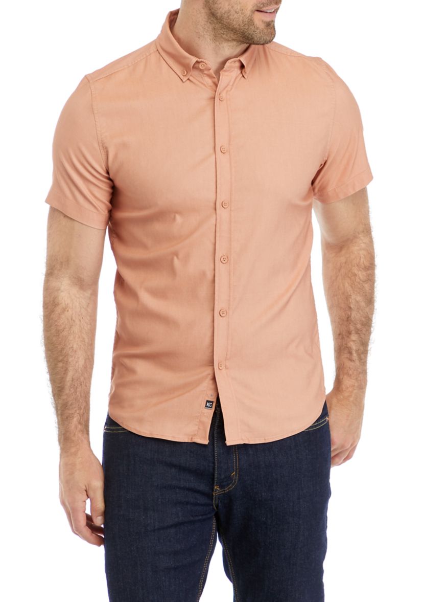 Mens Sport Assorted Plain Classic Shirt