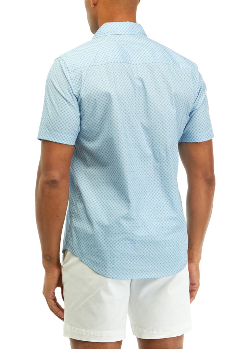 Mens Patch Pocket Sport Button Down Shirt