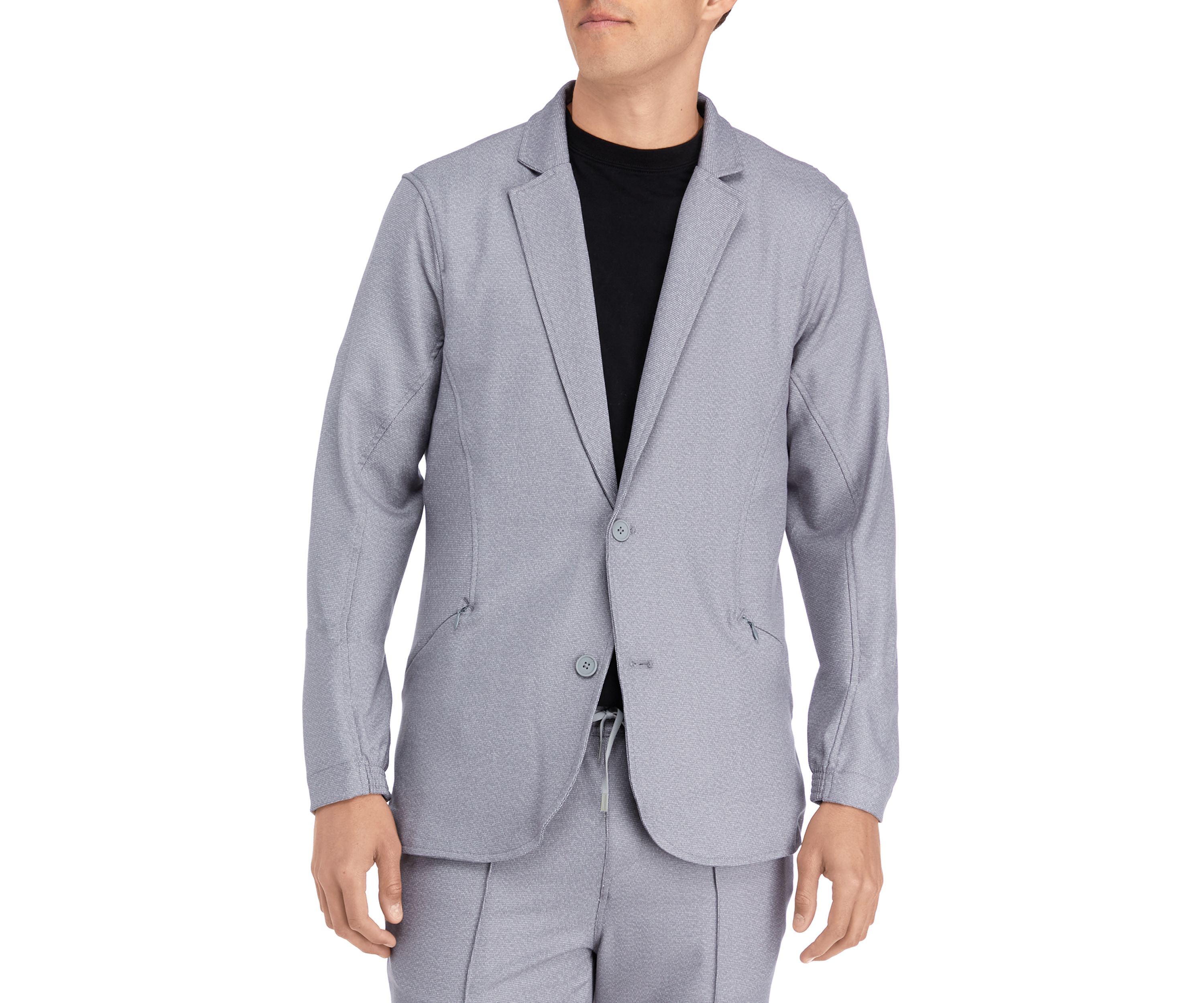 Single Breasted 2 Button-Notch Lapel-Center Vent Jacket