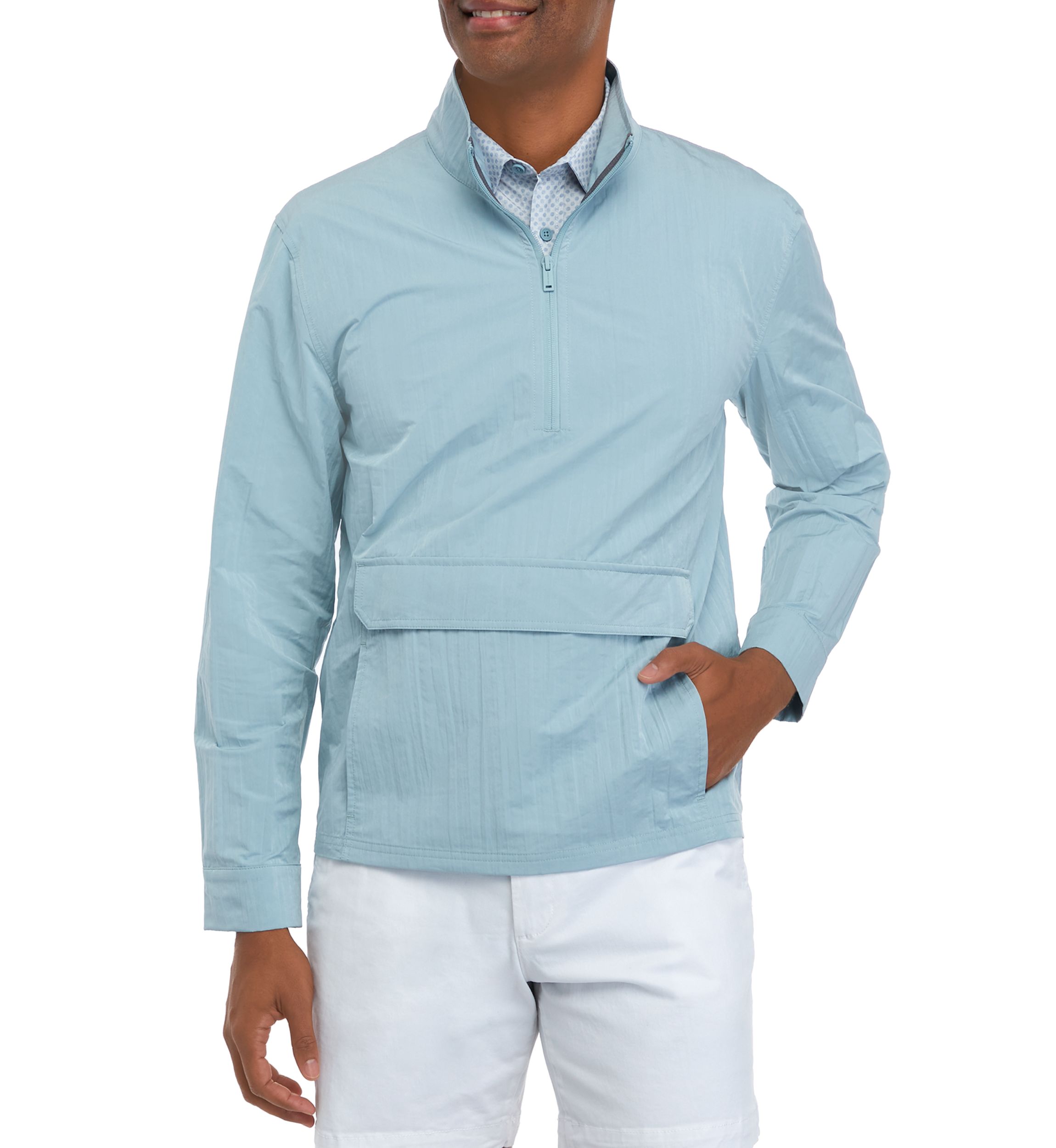 Mens Pullover Windbreaker Jacket