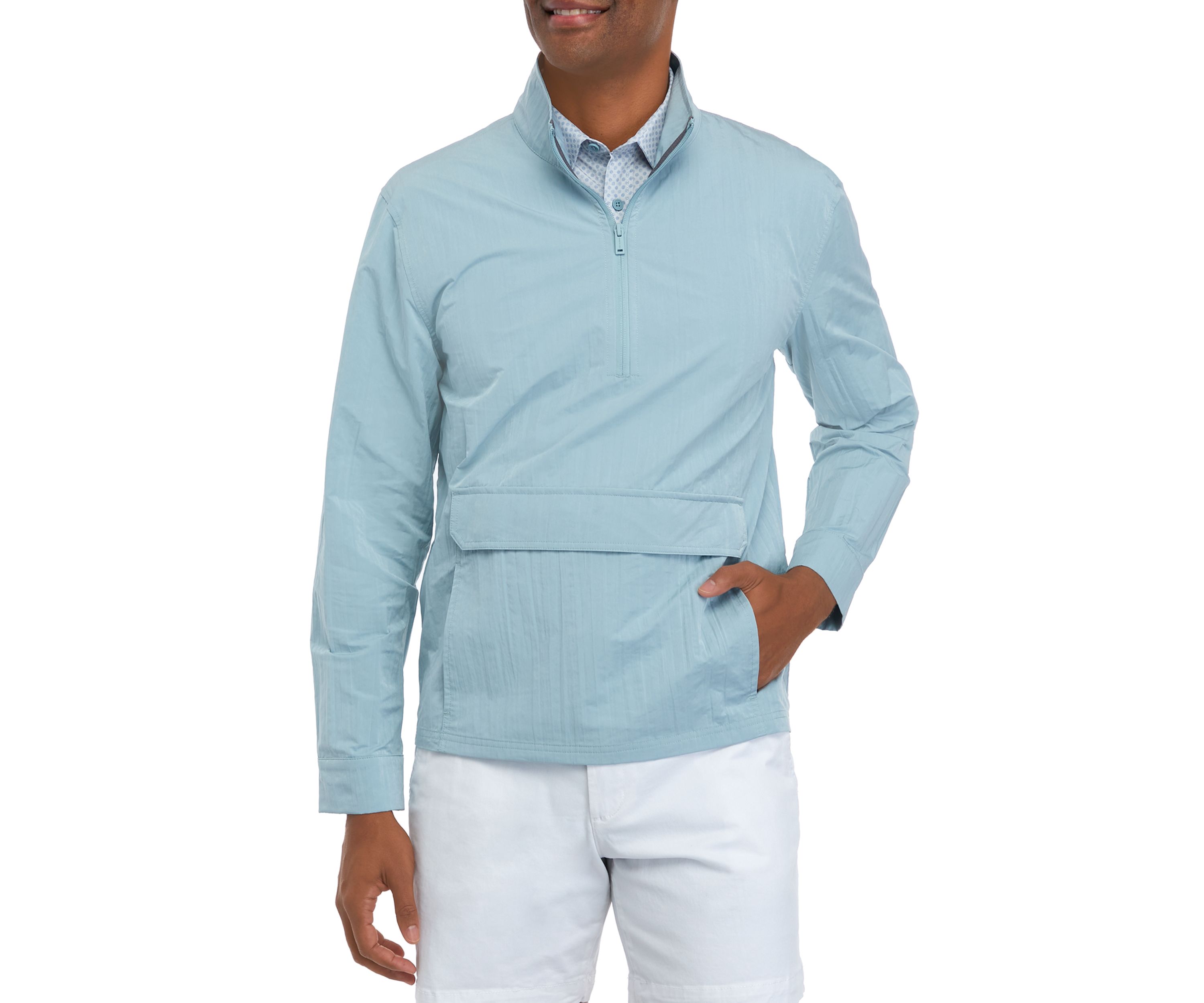 Mens Pullover Windbreaker Jacket