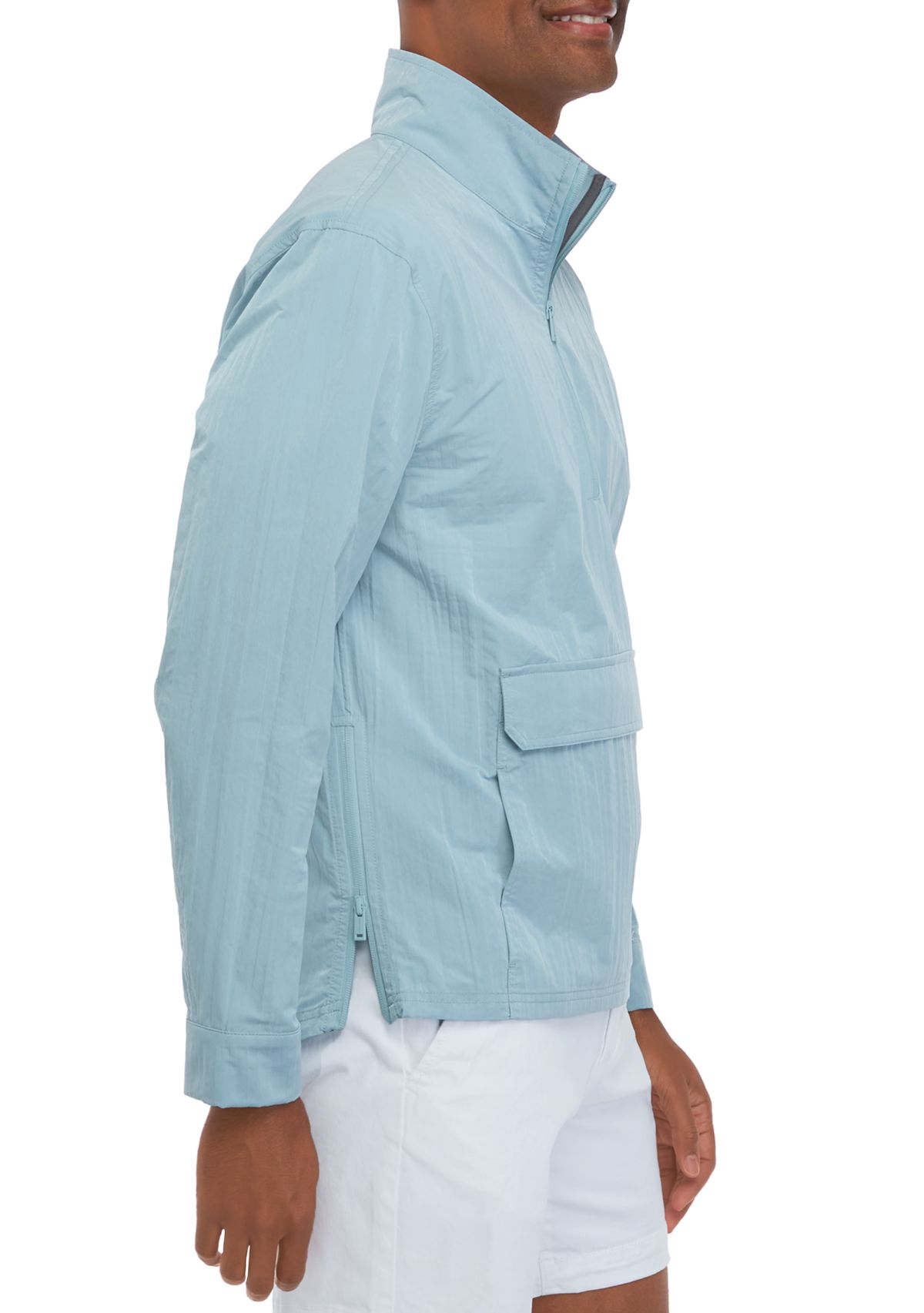 Mens Pullover Windbreaker Jacket