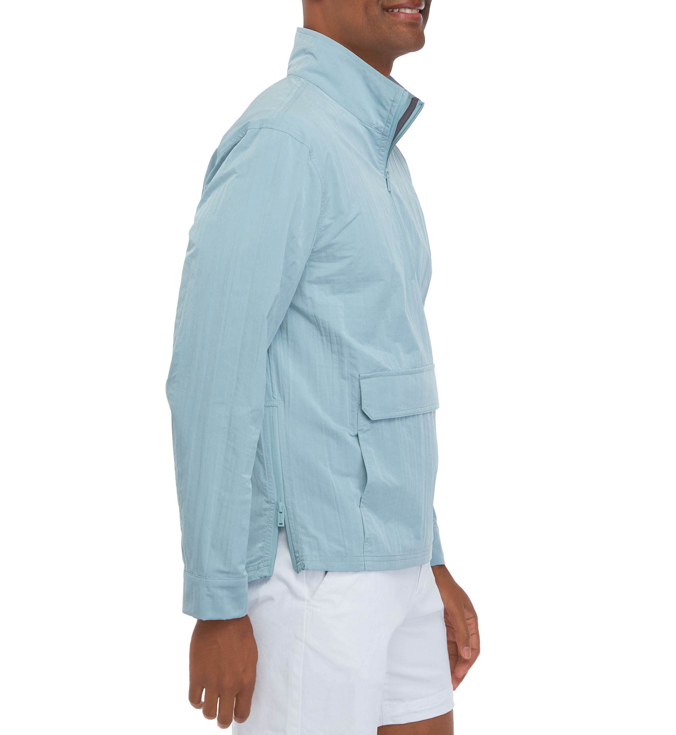 Mens Pullover Windbreaker Jacket