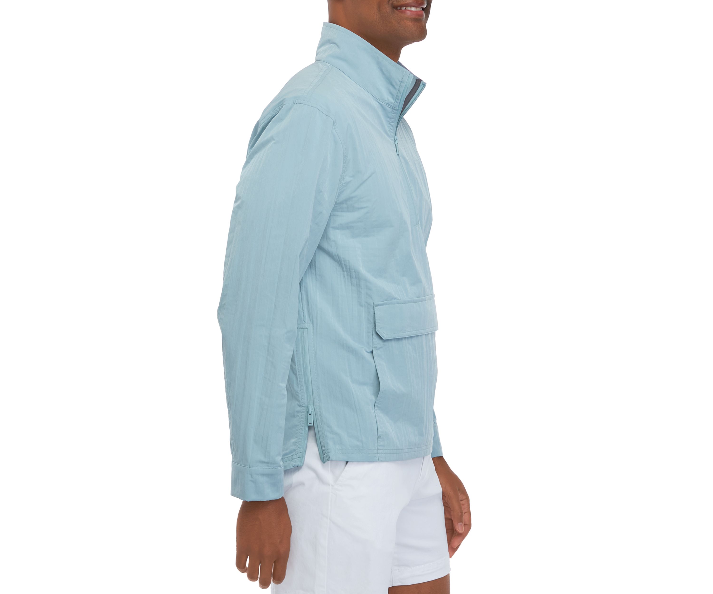 Mens Pullover Windbreaker Jacket