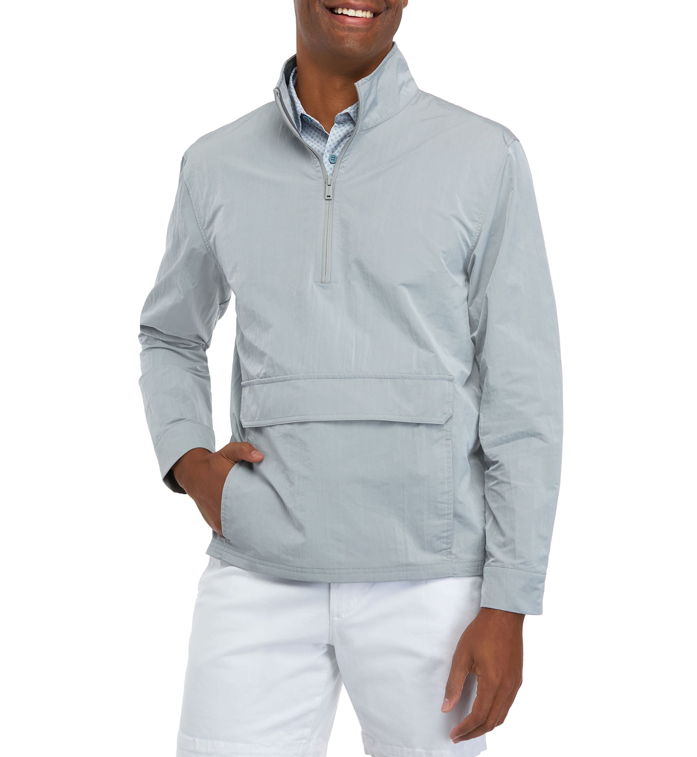 Mens Pullover Windbreaker Jacket