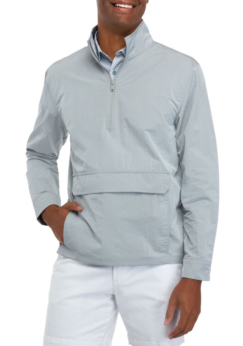Mens Pullover Windbreaker Jacket