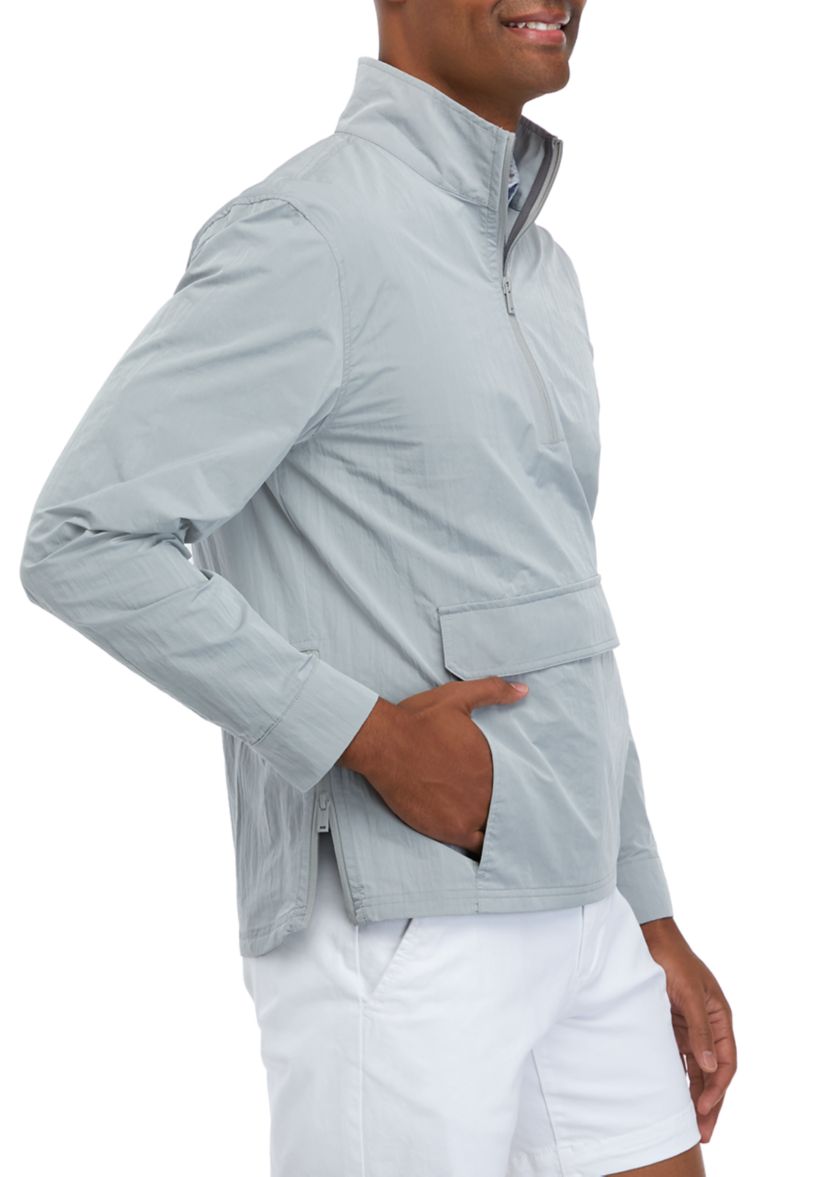 Mens Pullover Windbreaker Jacket