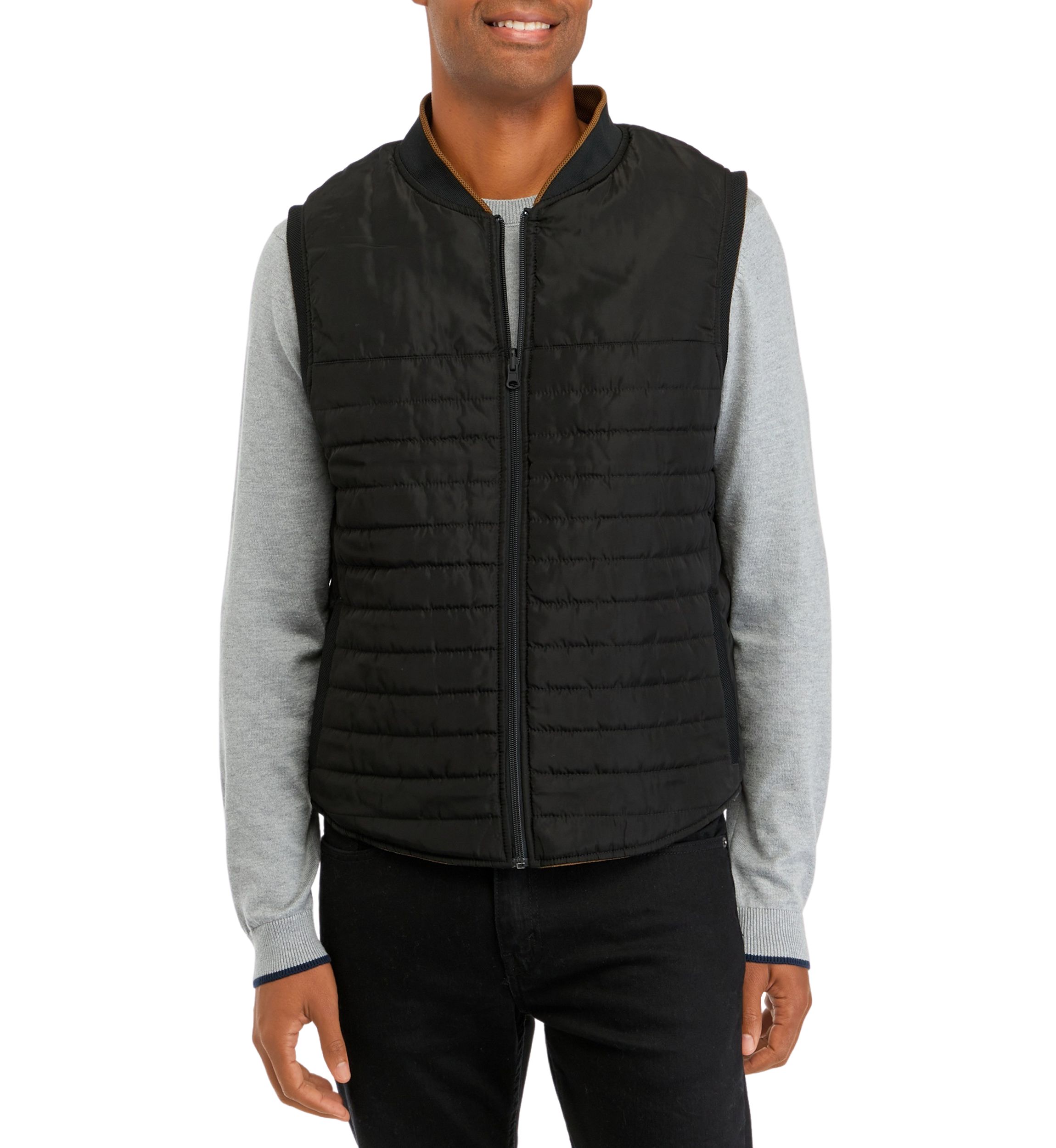 Mens Reversible Suede Vest