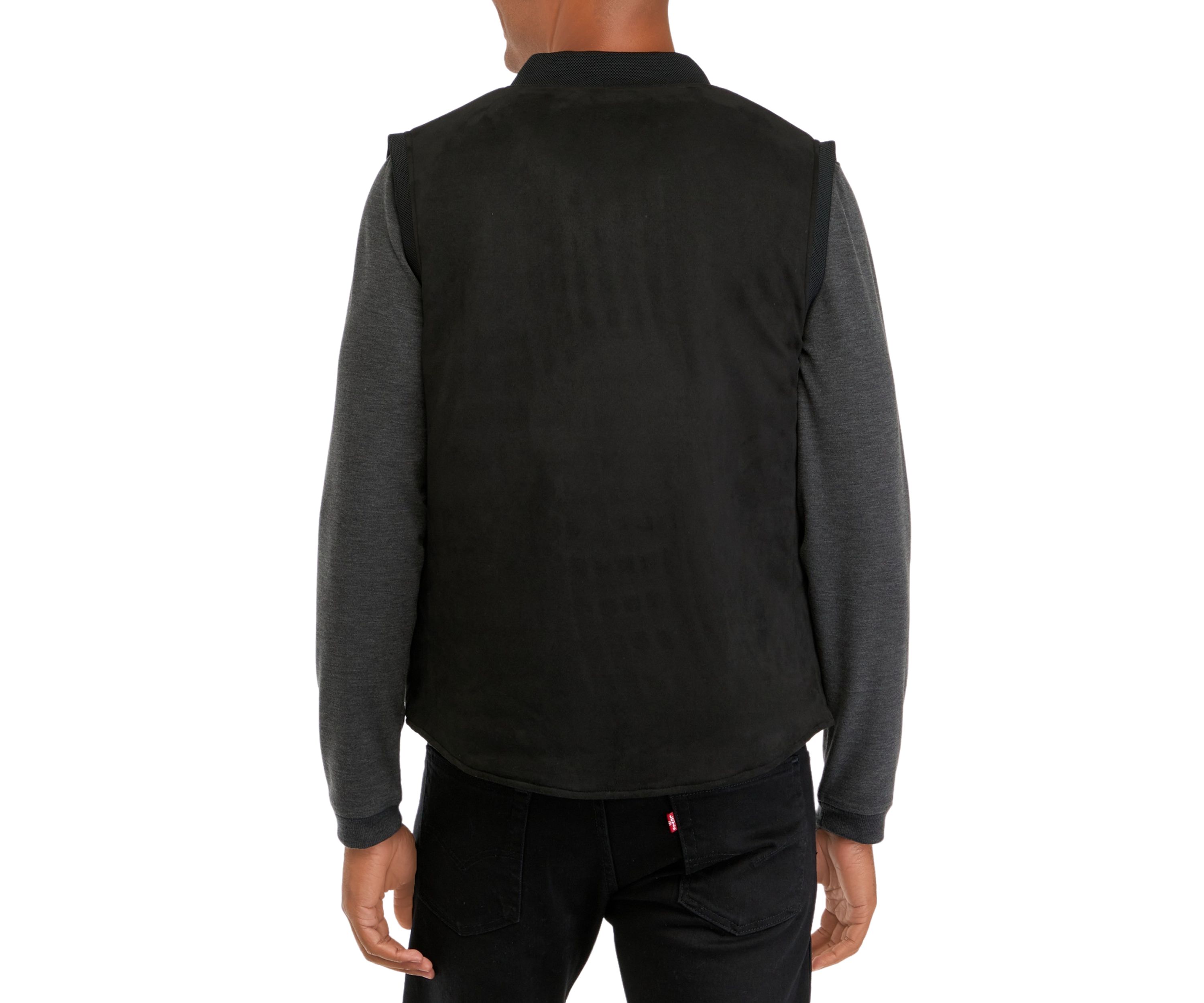 Mens Reversible Suede Vest