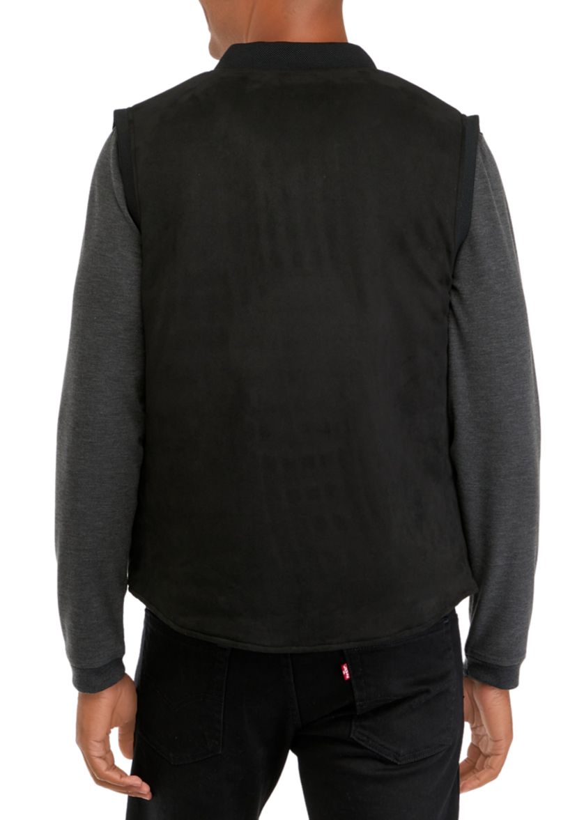 Mens Reversible Suede Vest