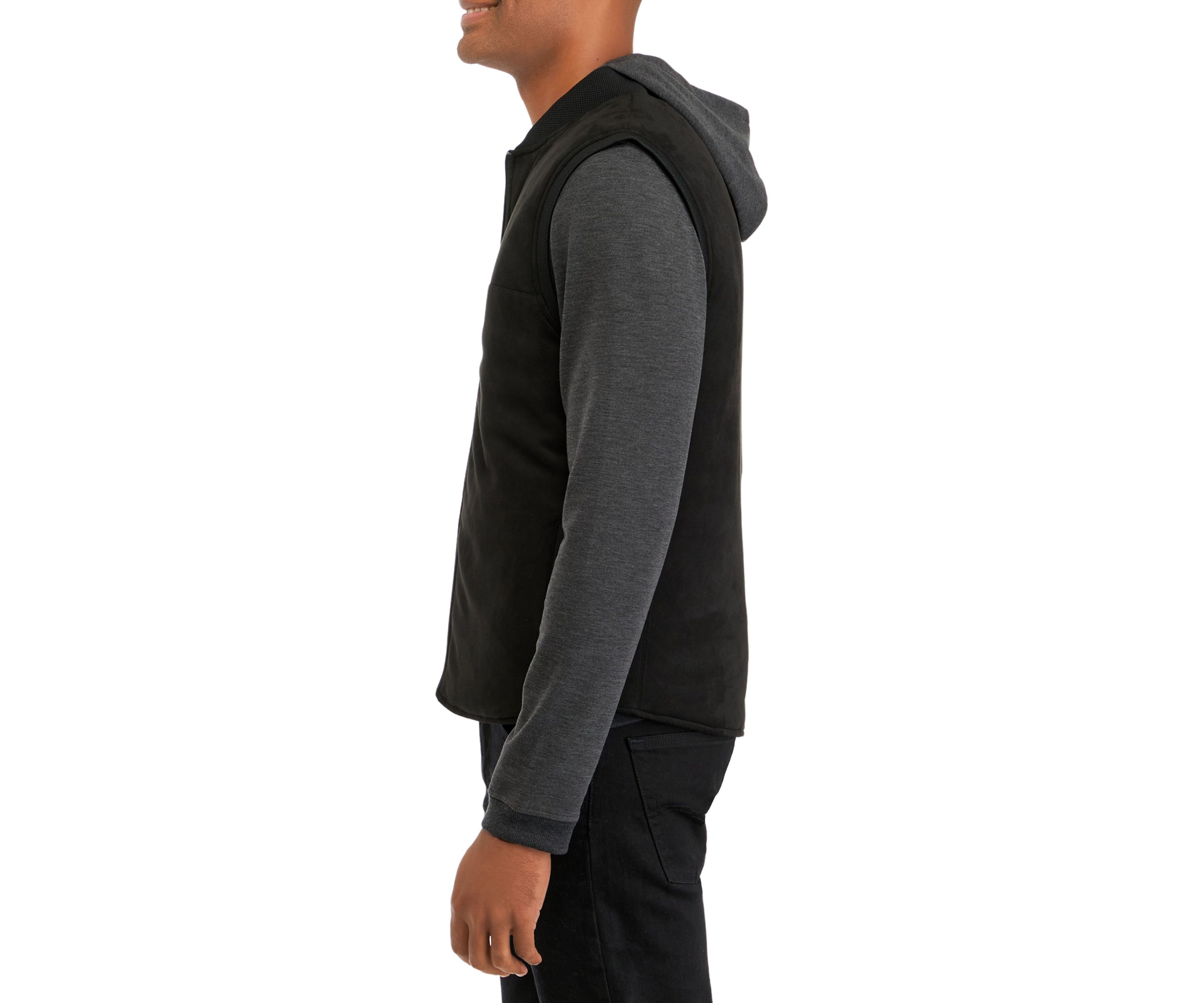 Mens Reversible Suede Vest