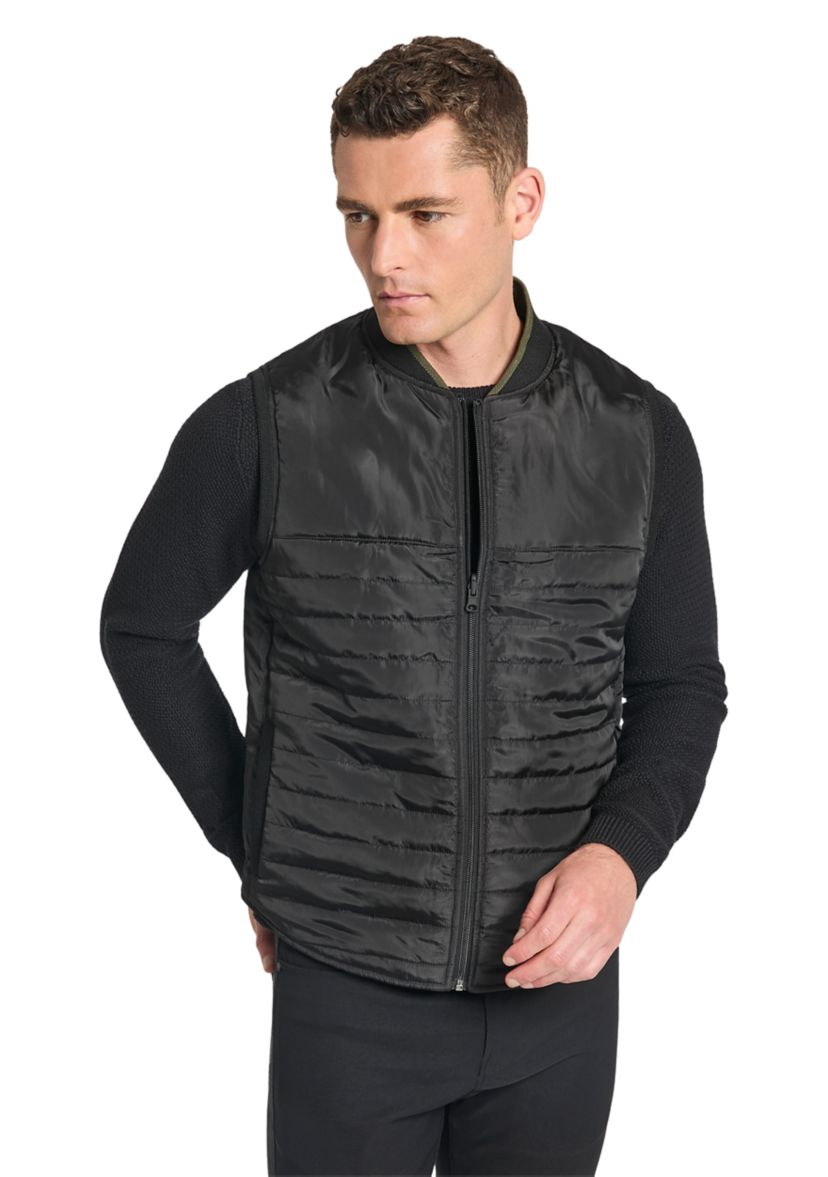 Mens Reversible Suede Vest