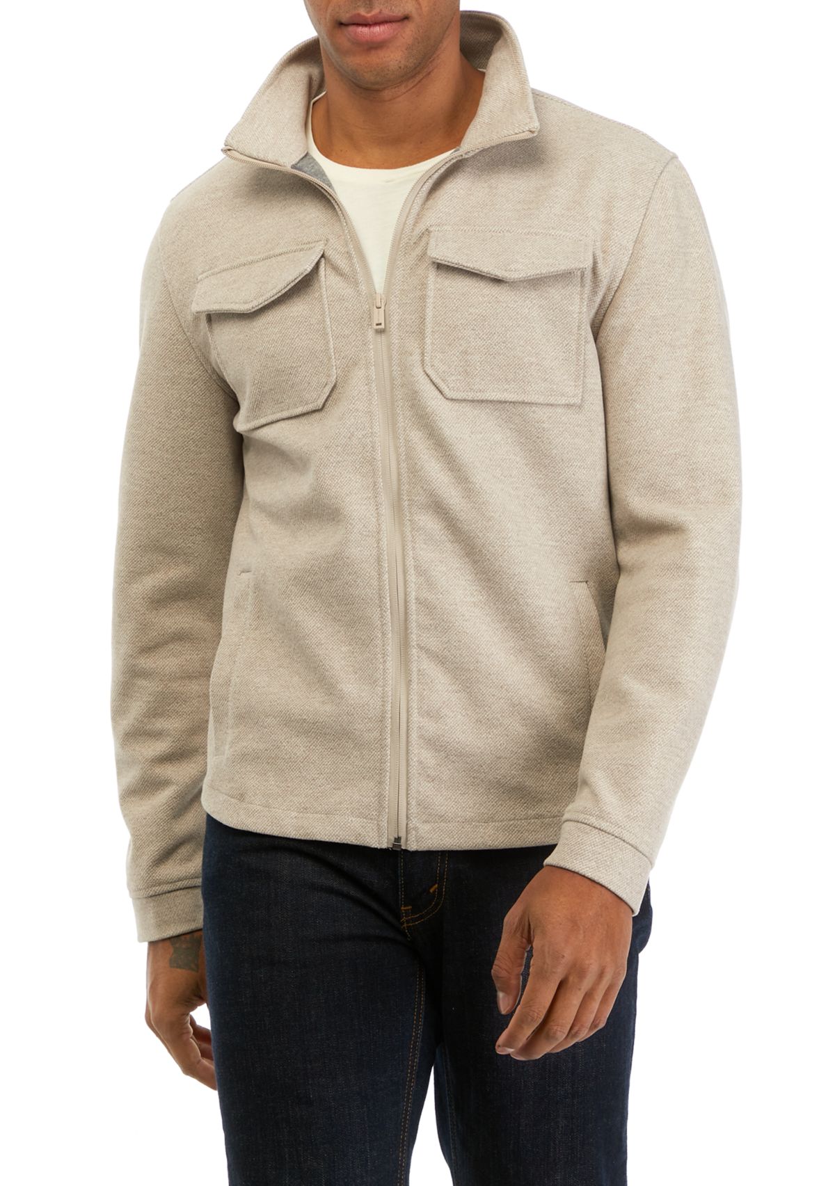 Mens Chest Pocket Shacket