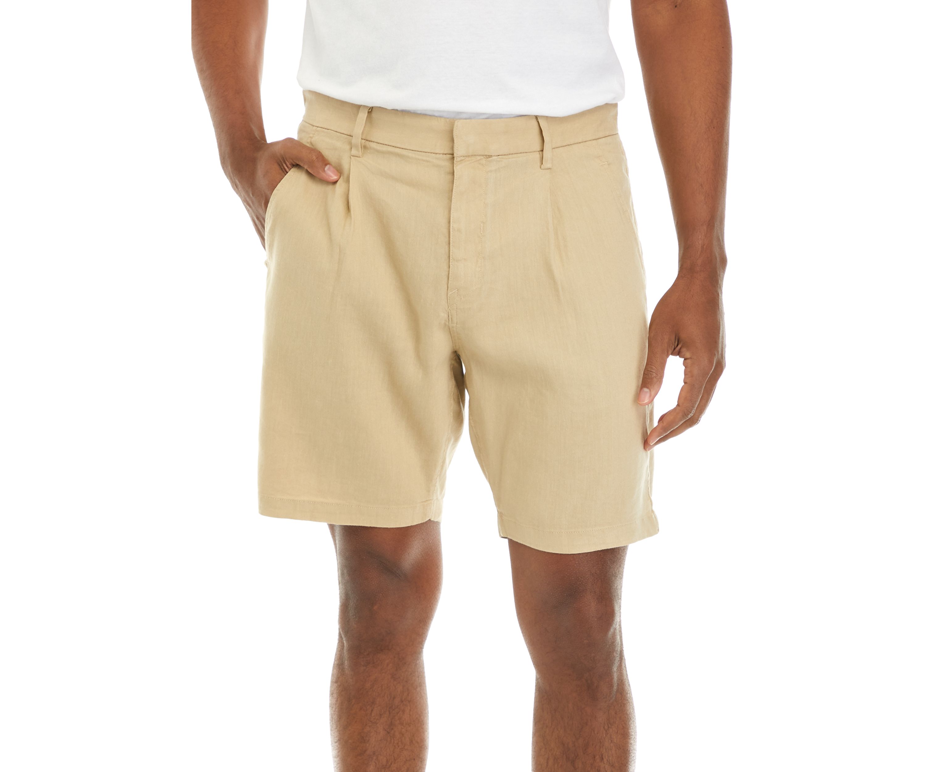 Mens Pleated Shorts