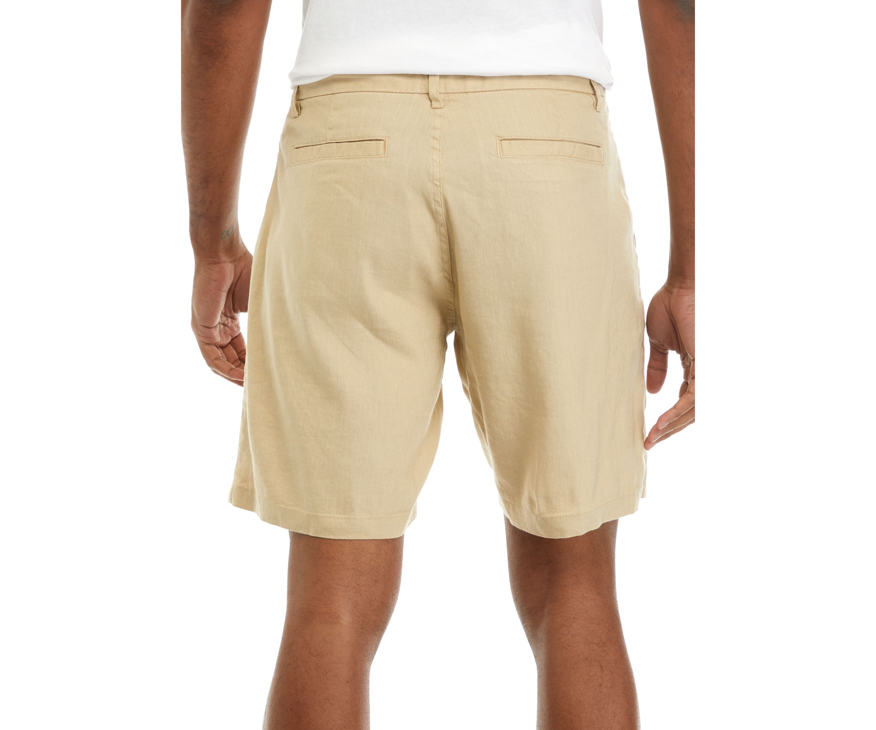 Mens Pleated Shorts