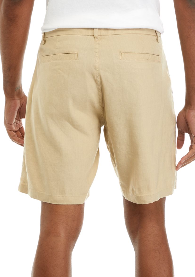 Mens Pleated Shorts