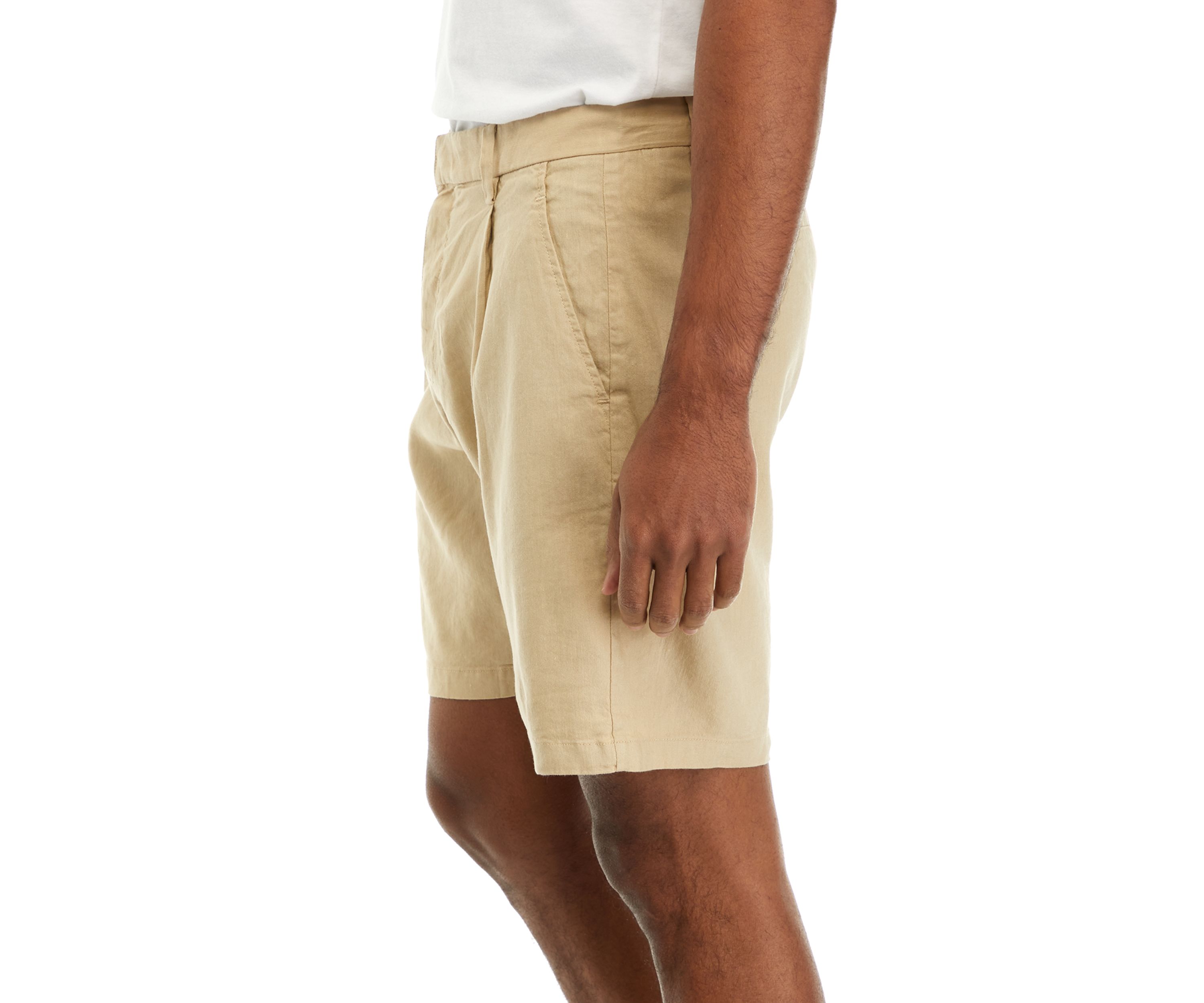 Mens Pleated Shorts