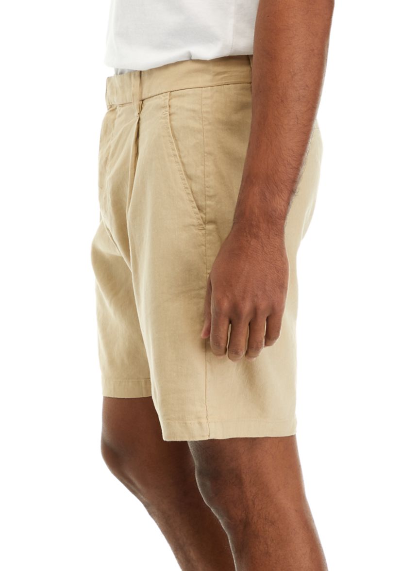Mens Pleated Shorts