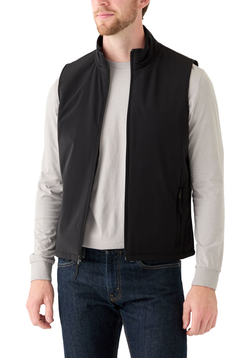 Mens Sport Black Solid Classic Vest