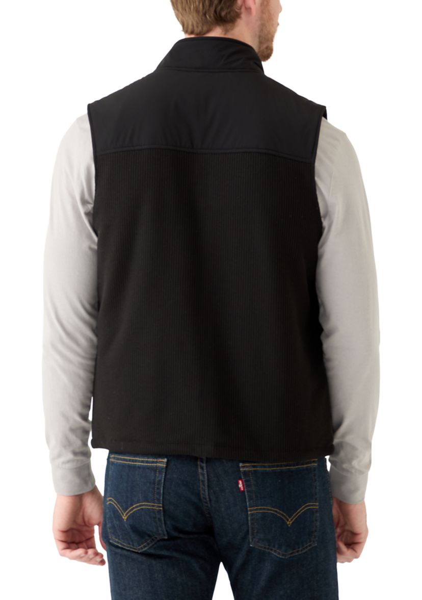 Mens Sport Black Solid Classic Vest