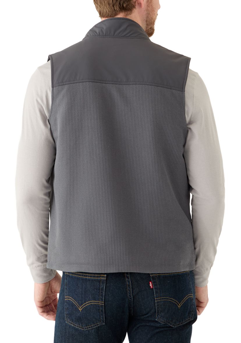 Mens Sport Charcoal Solid Classic Vest