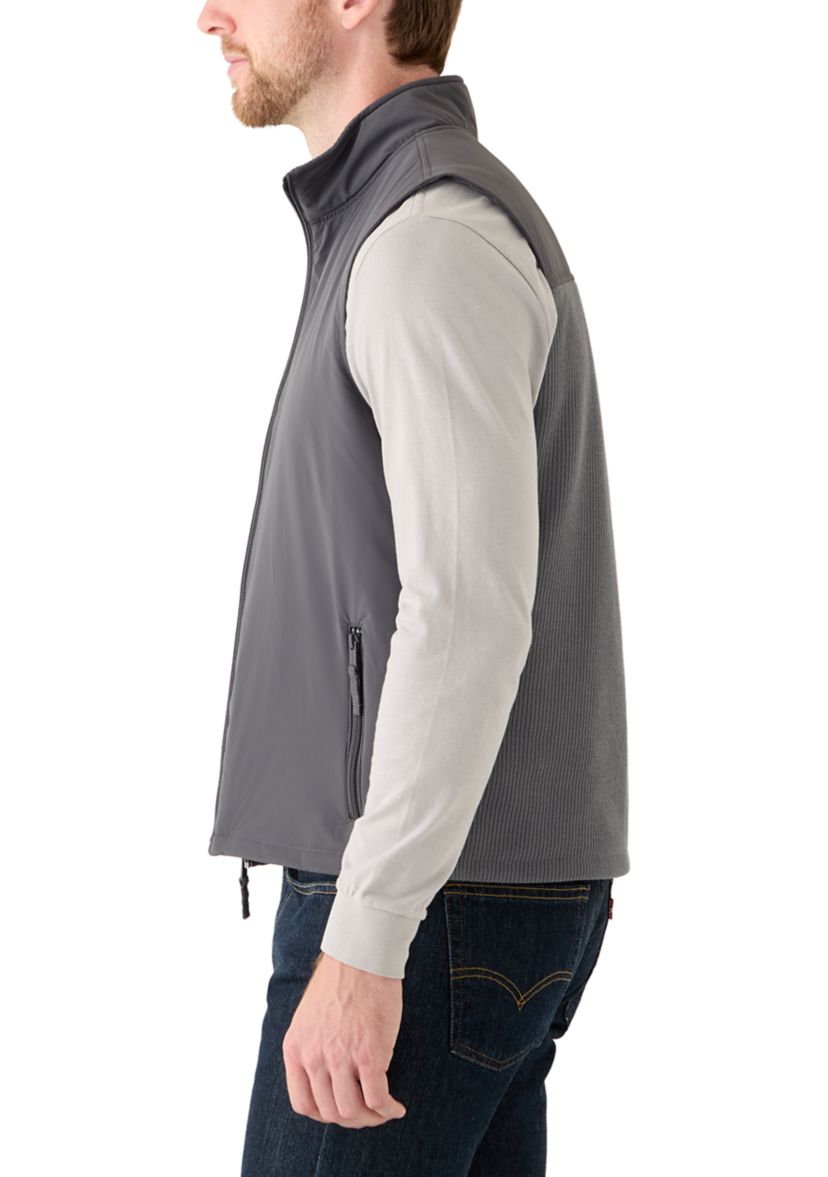 Mens Sport Charcoal Solid Classic Vest