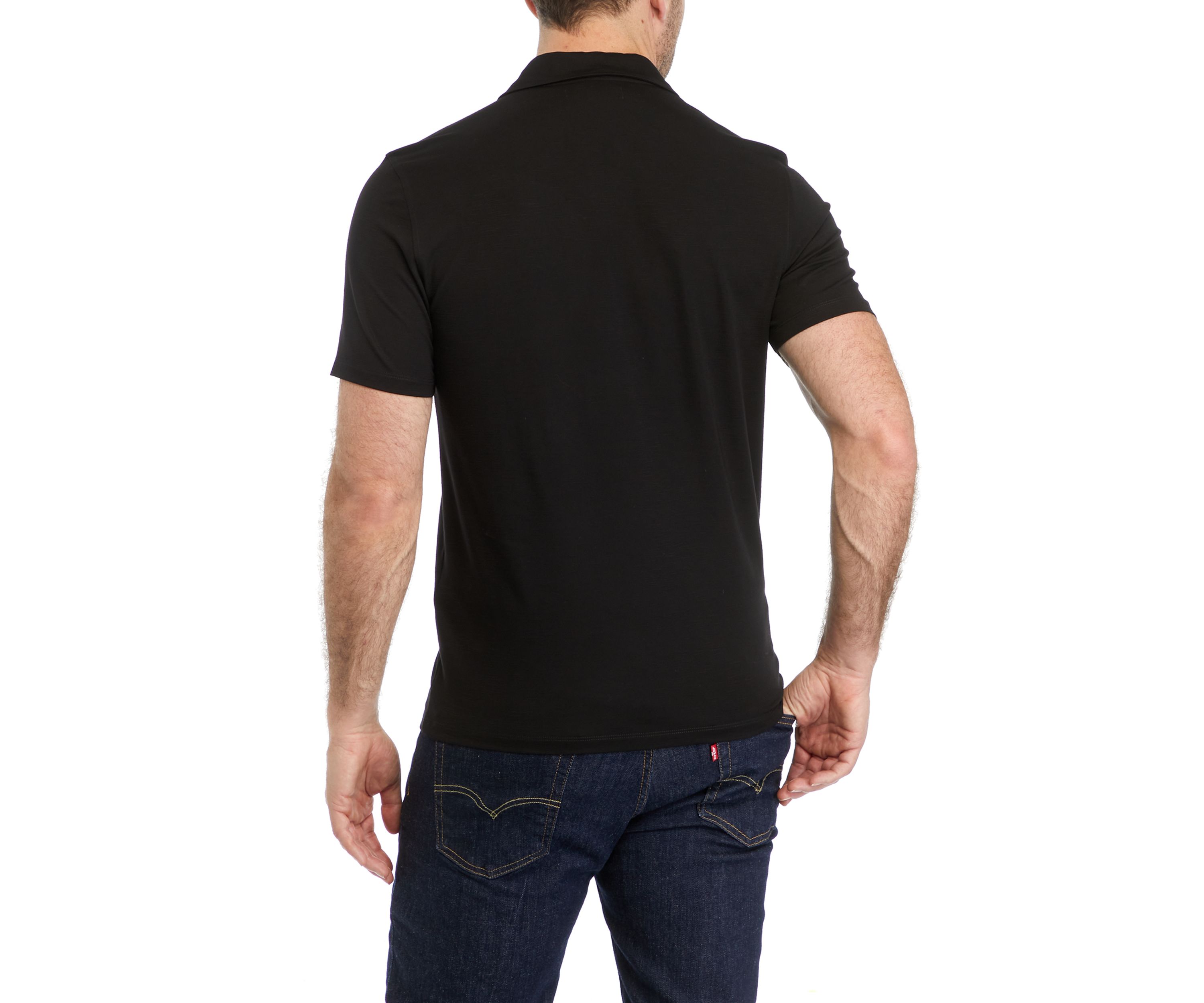 Mens Sport Solid Classic Polo Shirt