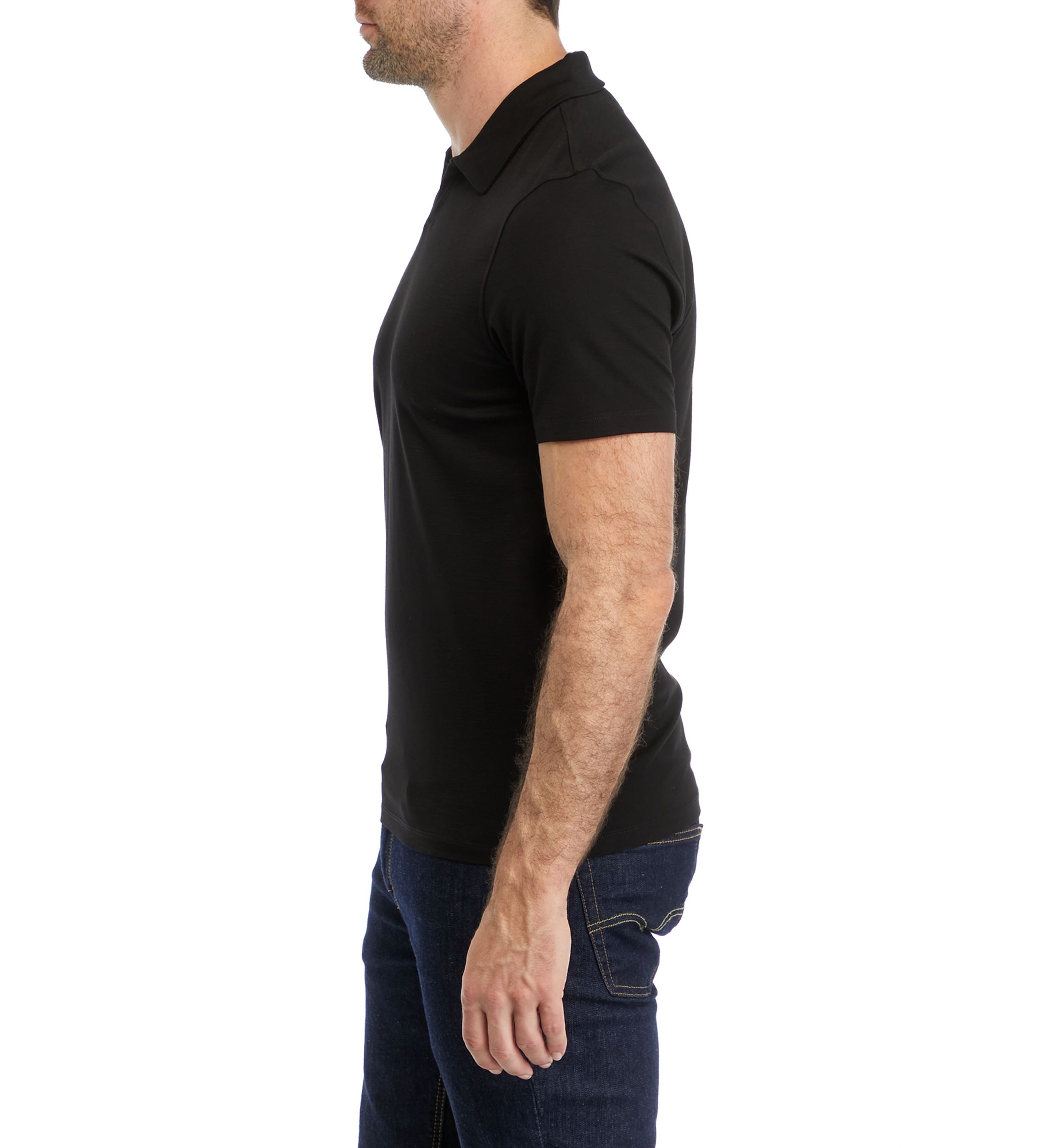 Mens Sport Solid Classic Polo Shirt