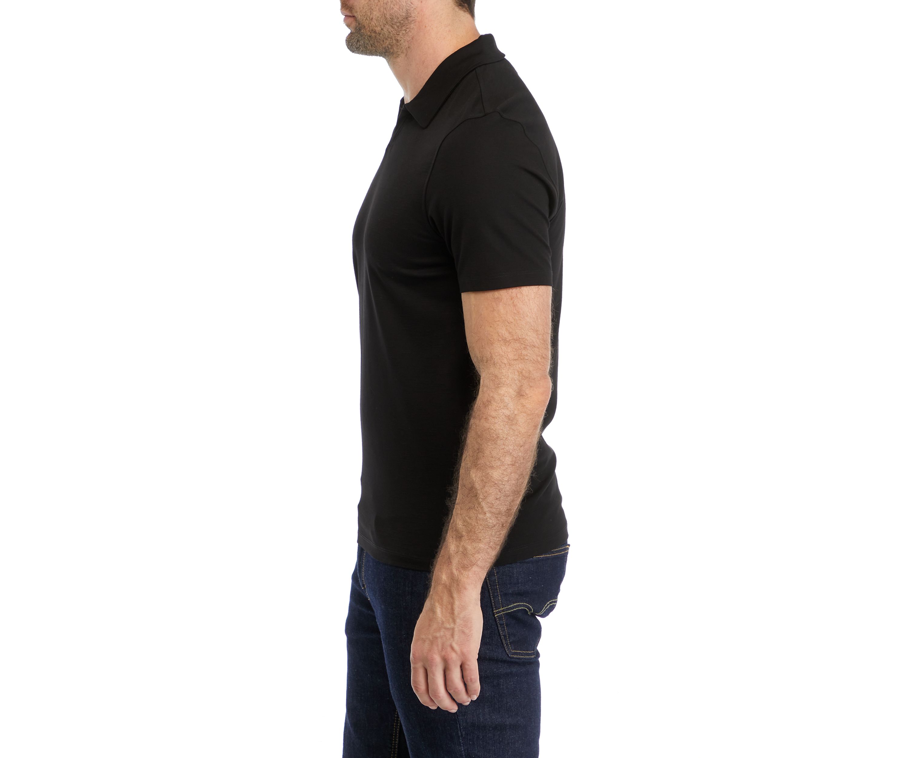 Mens Sport Solid Classic Polo Shirt